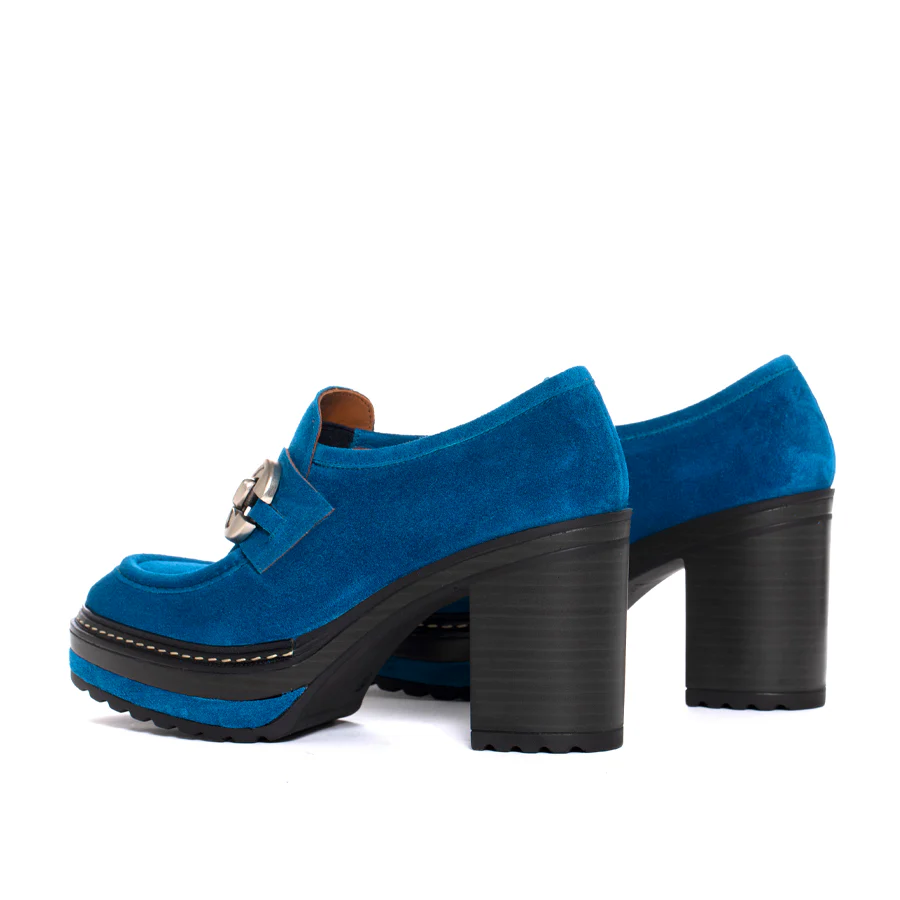 ZAPATO TACON OLIVIA VELOUR ROYAL - Image 3