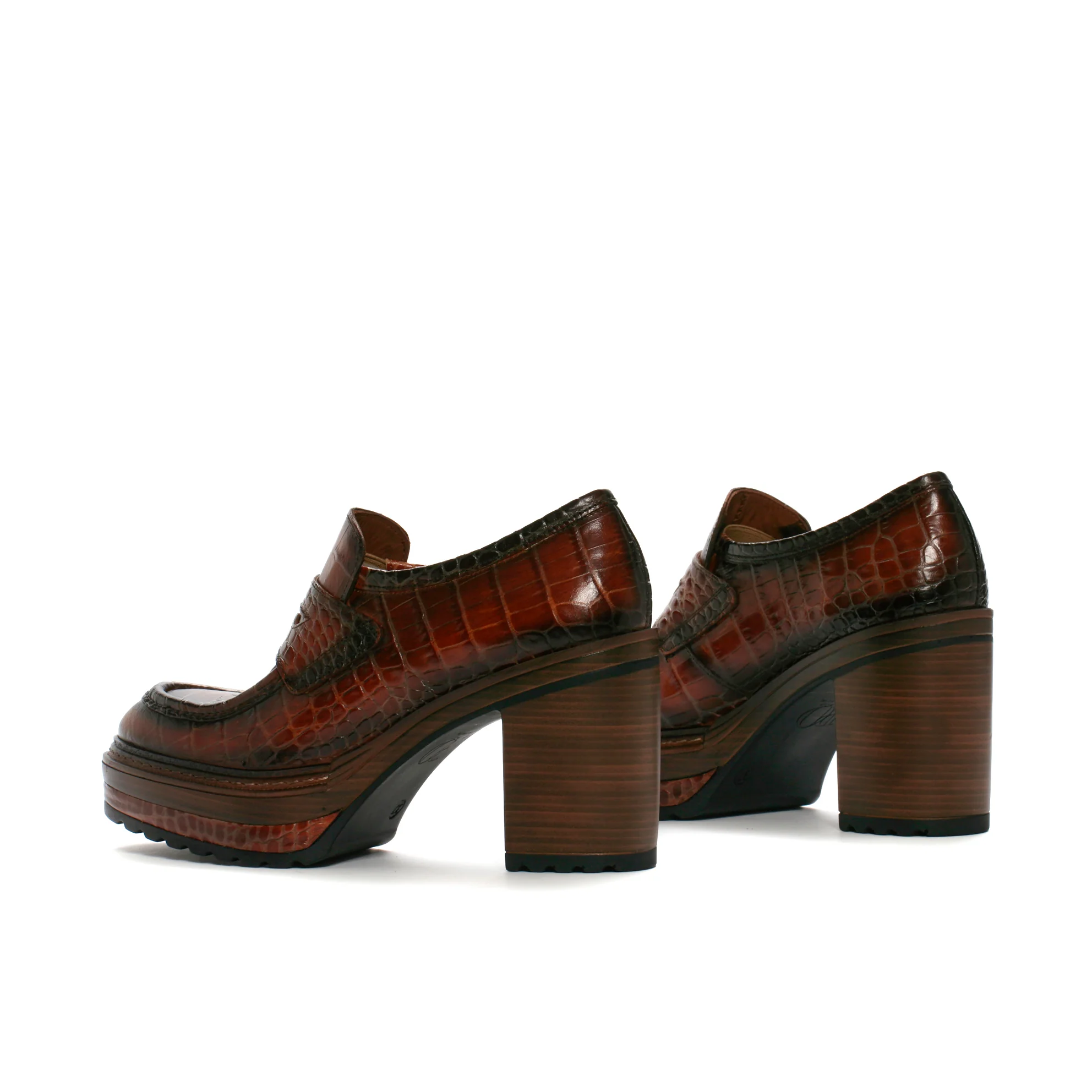 ZAPATO TACON OLIVIA COCONUT CUERO - Image 3