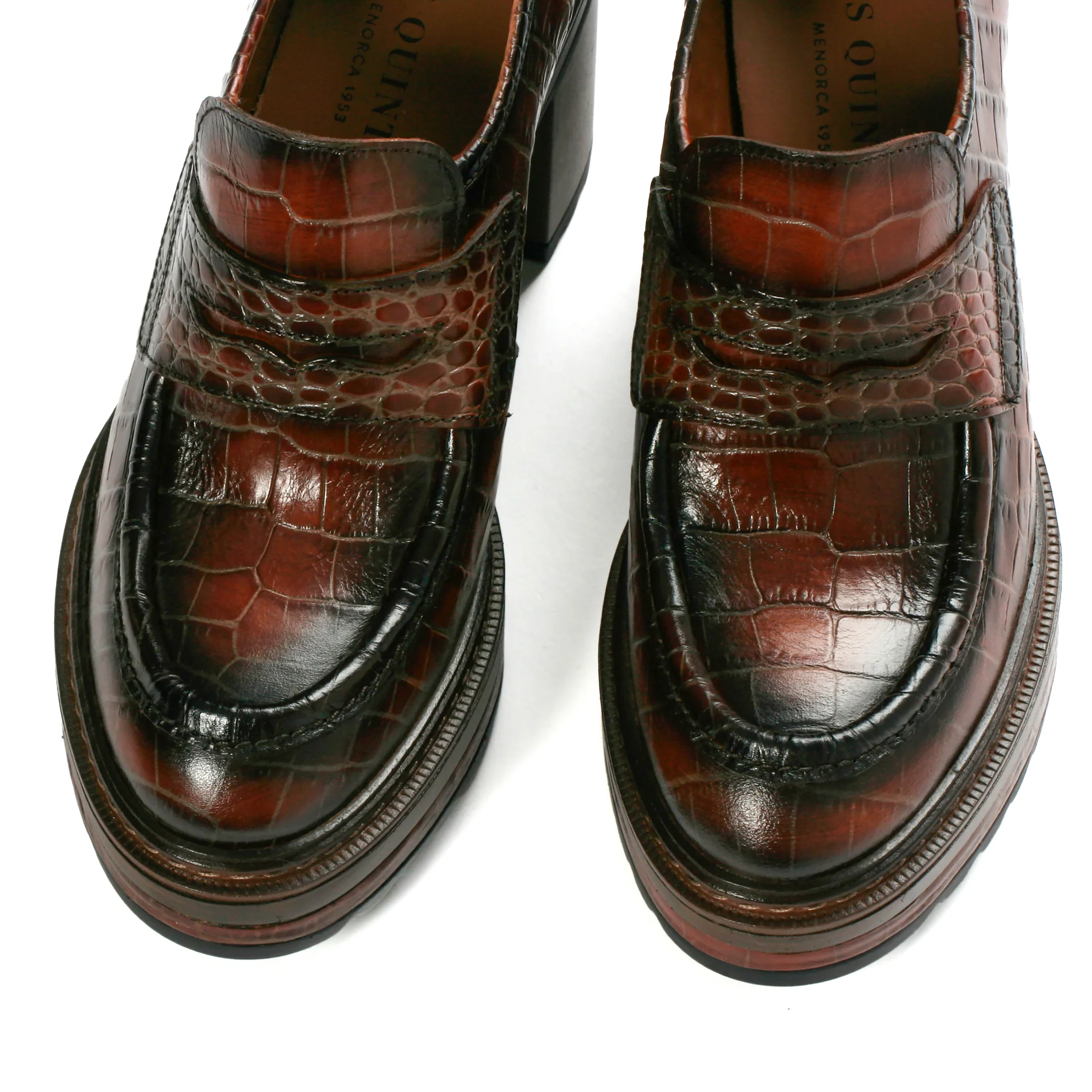 ZAPATO TACON OLIVIA COCONUT CUERO - Image 4