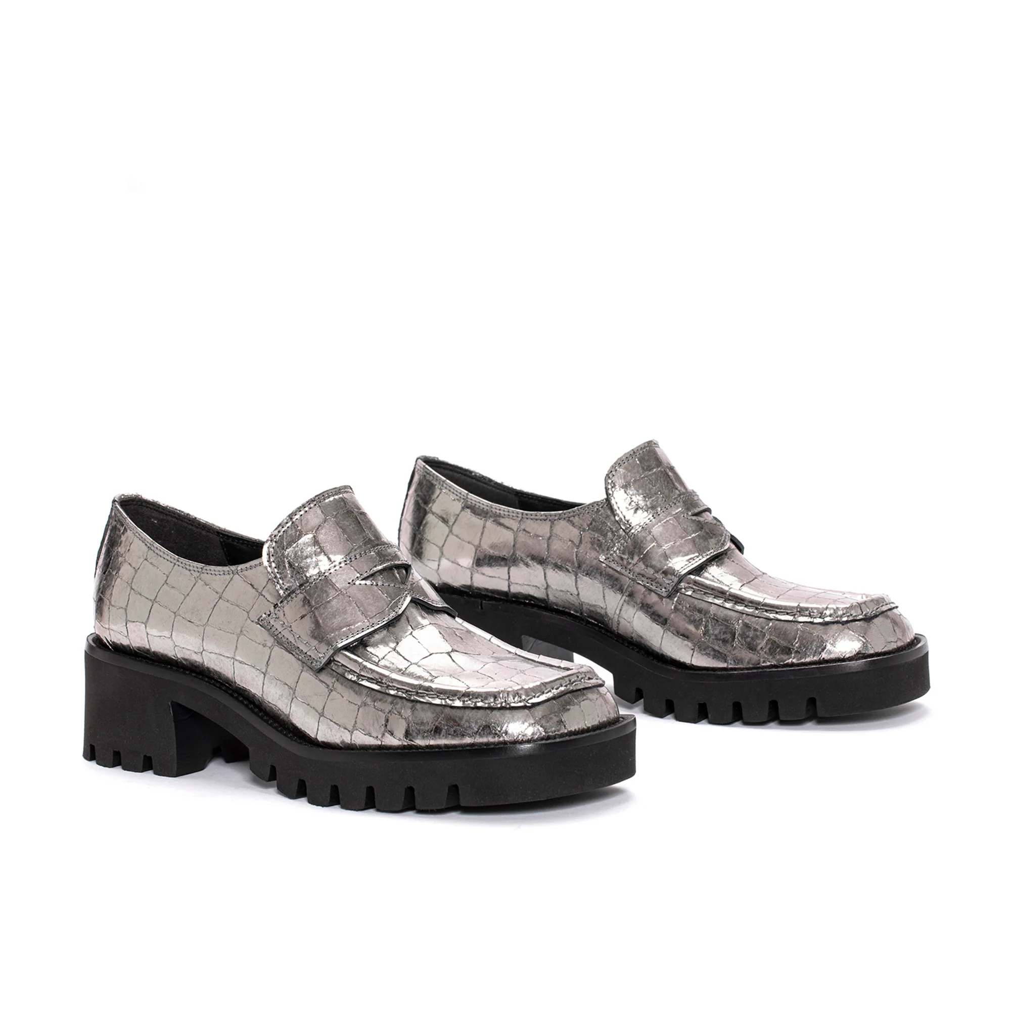 ZAPATO TACON PHILIP COCONUT METAL PELTRO - Image 2