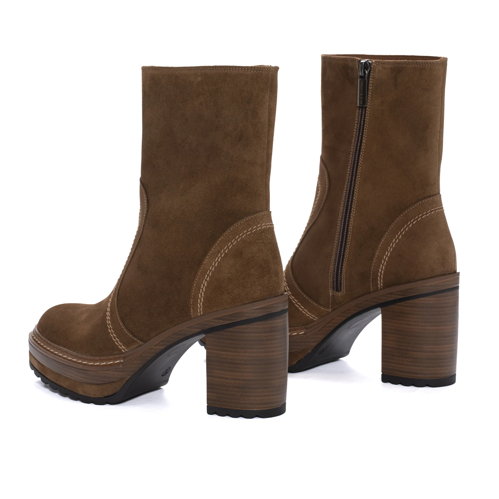 BOTIN TACON OLIVIA VELOUR TOFFE - Image 3