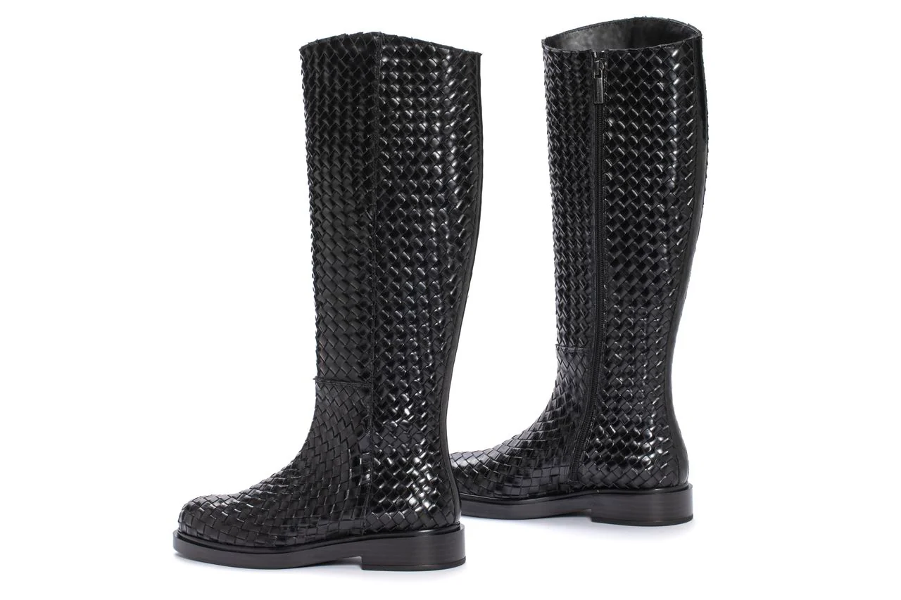 BOTA SELINE TRENZADO 8 MM NEPAL NEGRO - Image 3