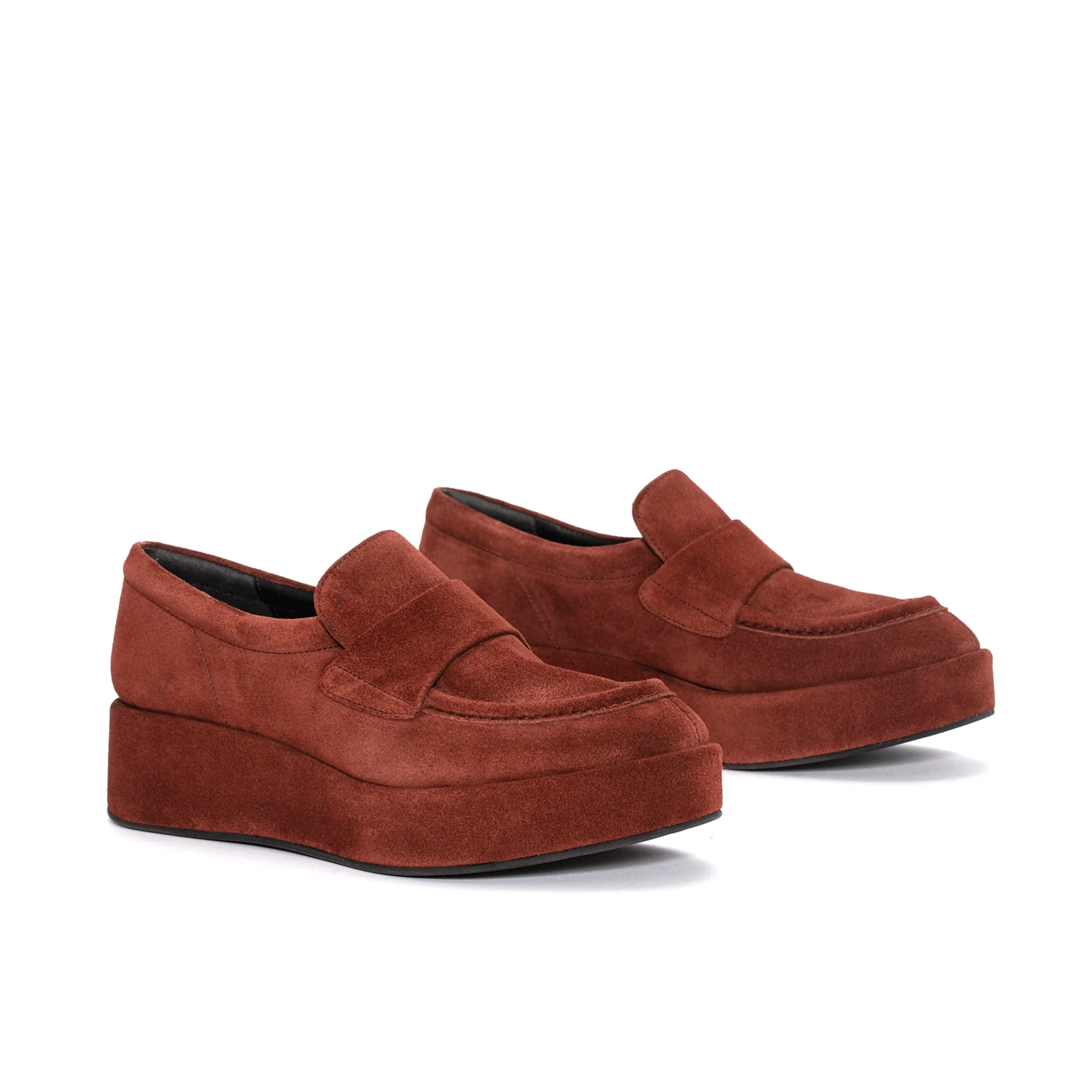 MOCASIN PLATAFORMA OMEGA VELOUR BRANDY - Image 2