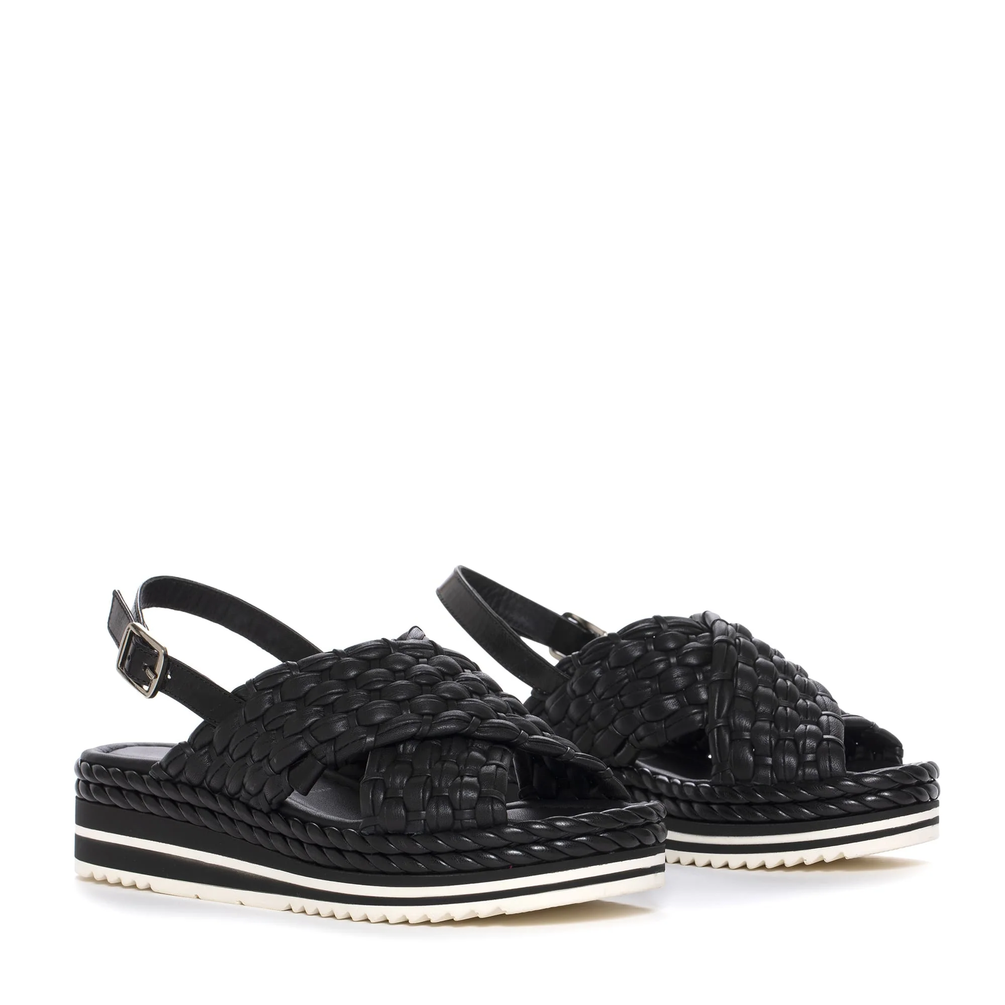SANDALIA PLATAFORMA MILAN NEGRO - Image 3