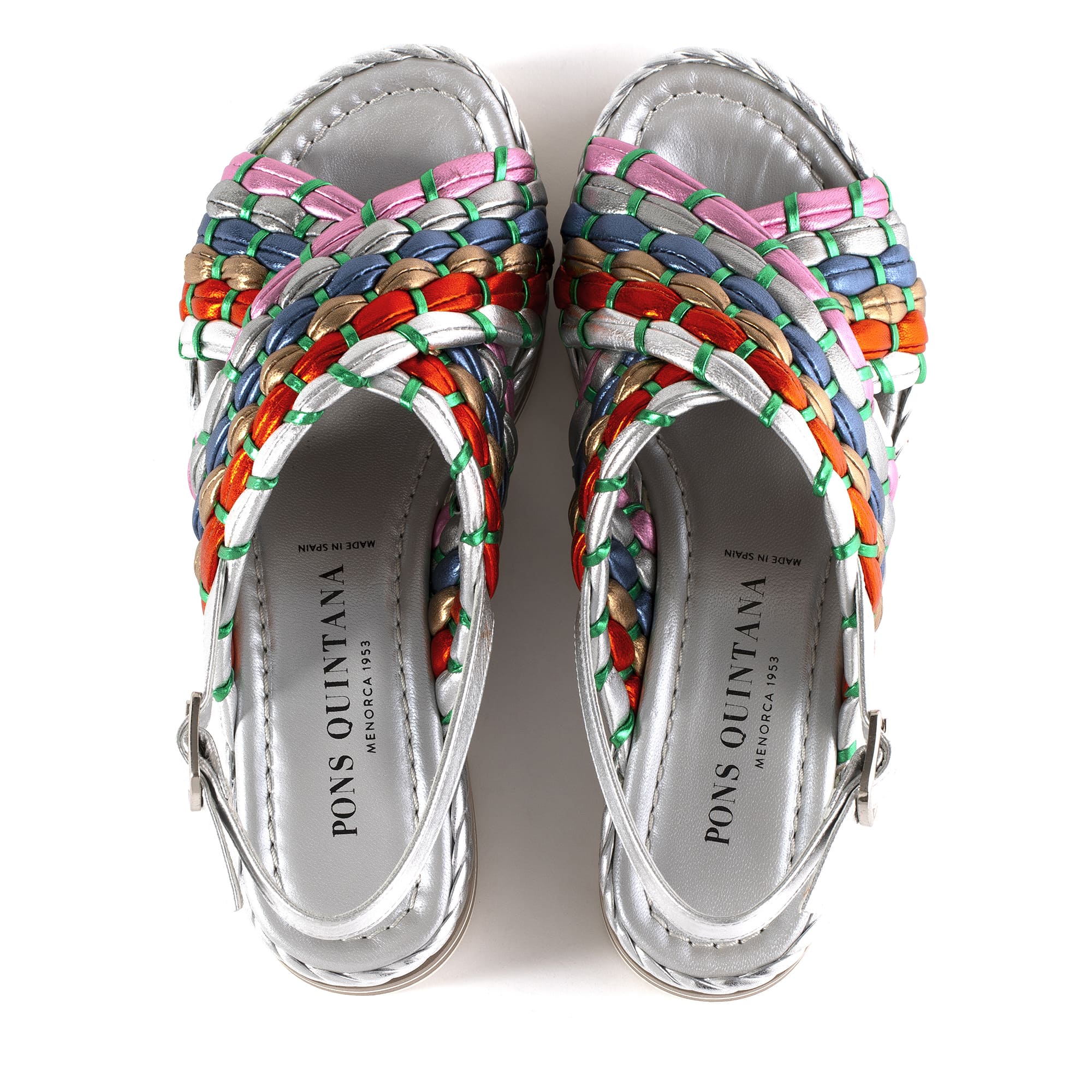 SANDALIA PLATAFORMA MILAN MULTI METAL VBT - Image 3
