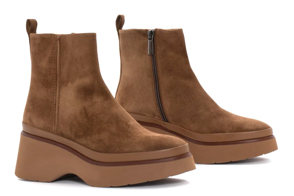 BOTIN PLATAFORMA RAQUEL VELOUR TOFFE - Image 2