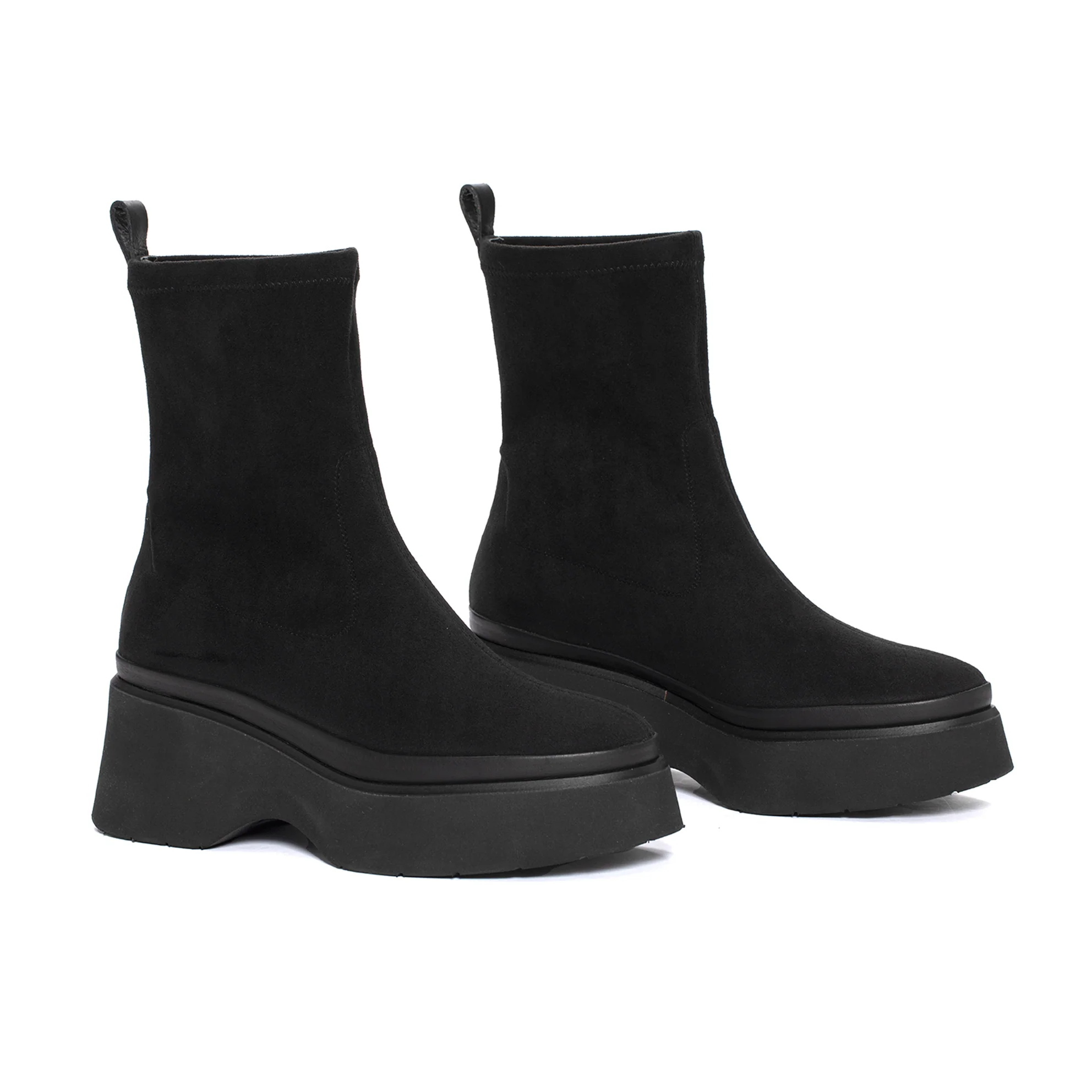 BOTIN PLATAFORMA RAQUEL JET STRECH NEGRO - Image 2