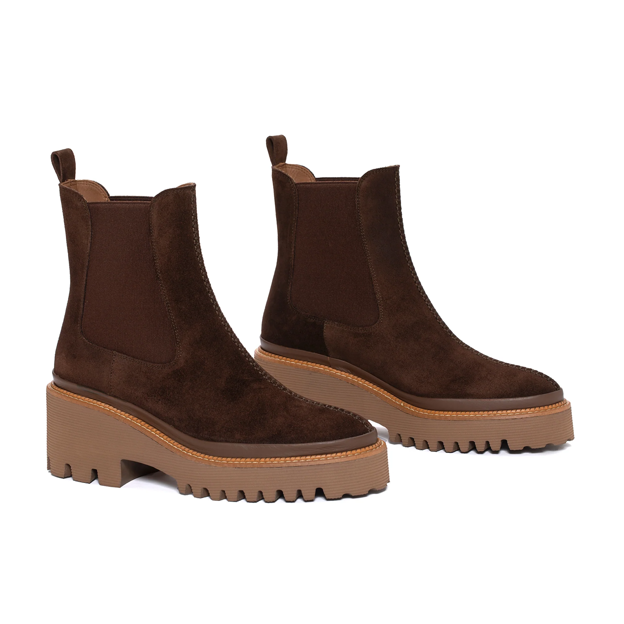 BOTIN PLATAFORMA CARMEN VELOUR EBANO - Image 3