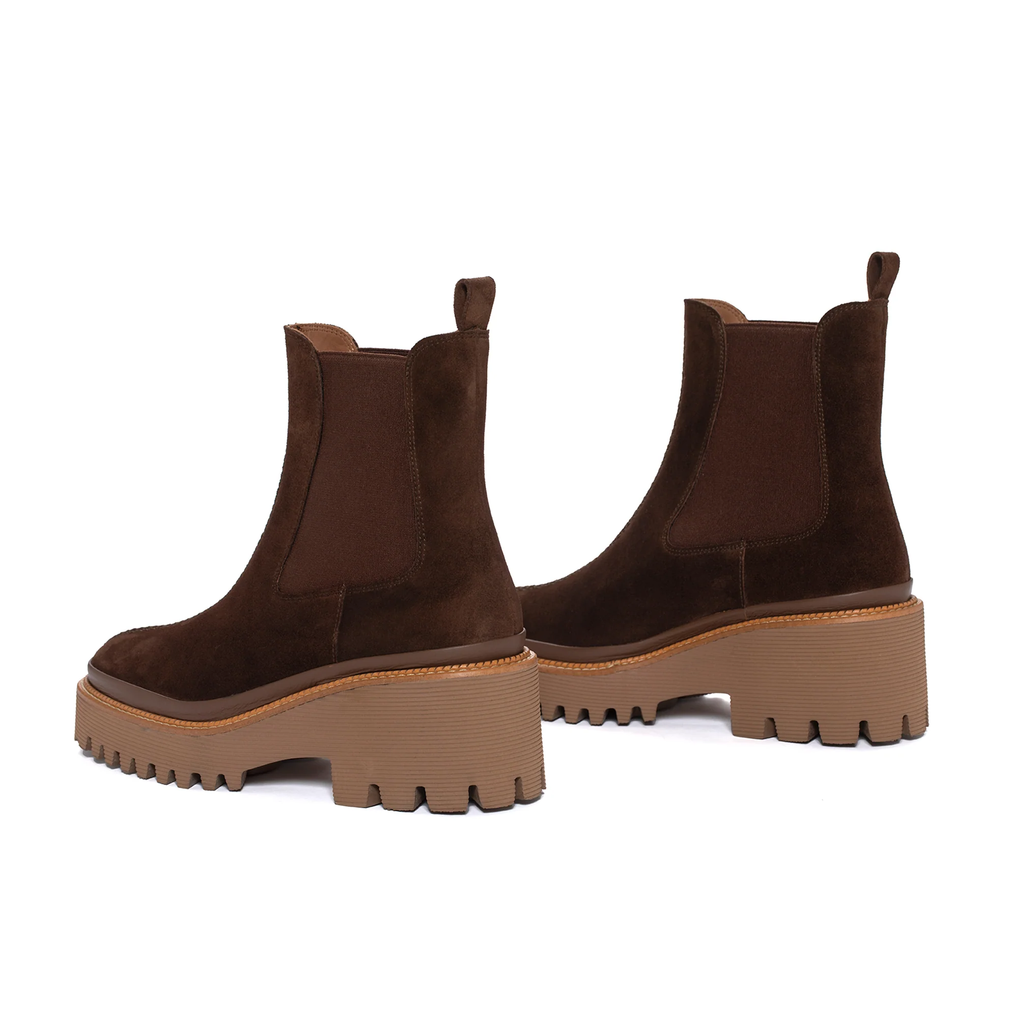 BOTIN PLATAFORMA CARMEN VELOUR EBANO - Image 4