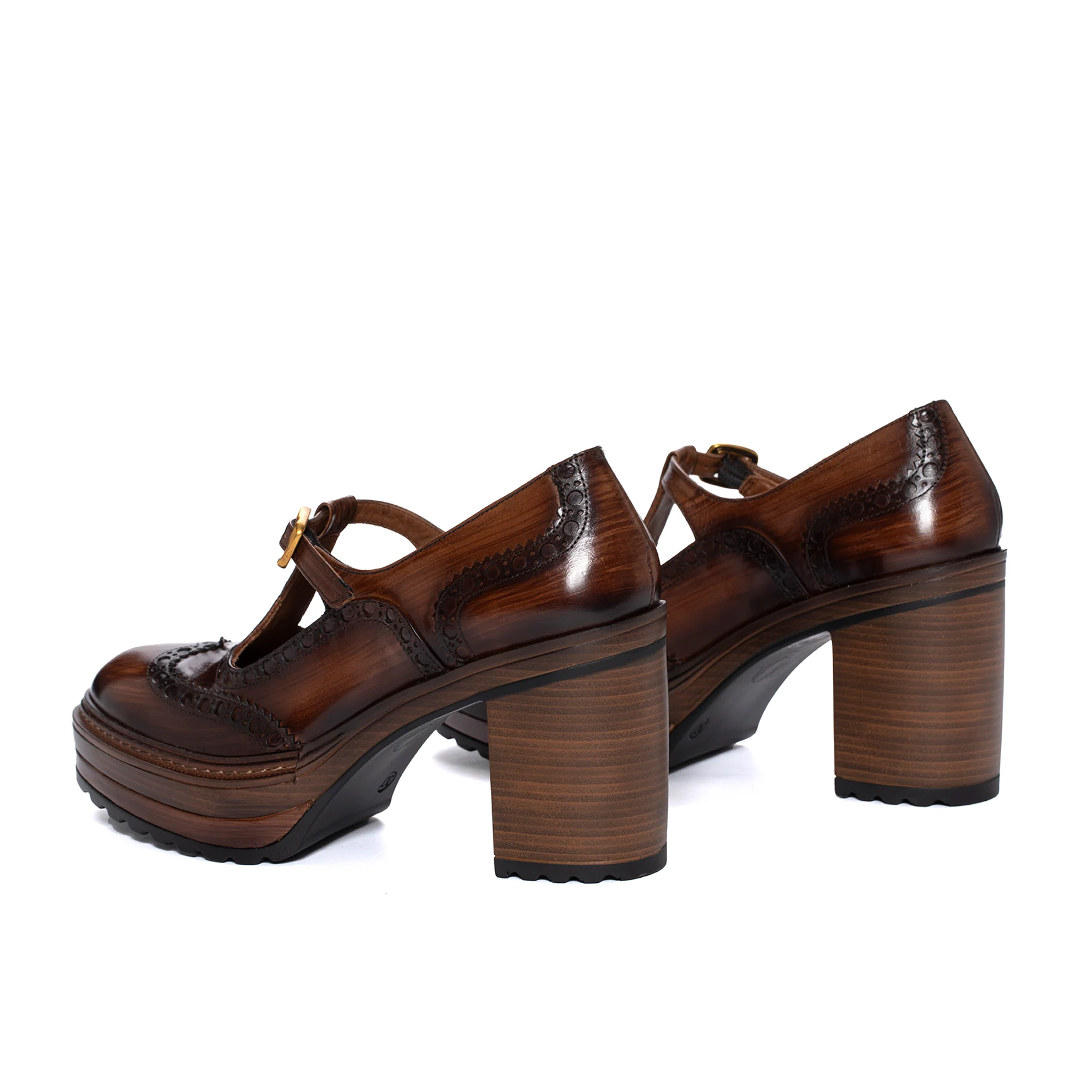 ZAPATO TACON OLIVIA BRANCH TOFFE - Image 4