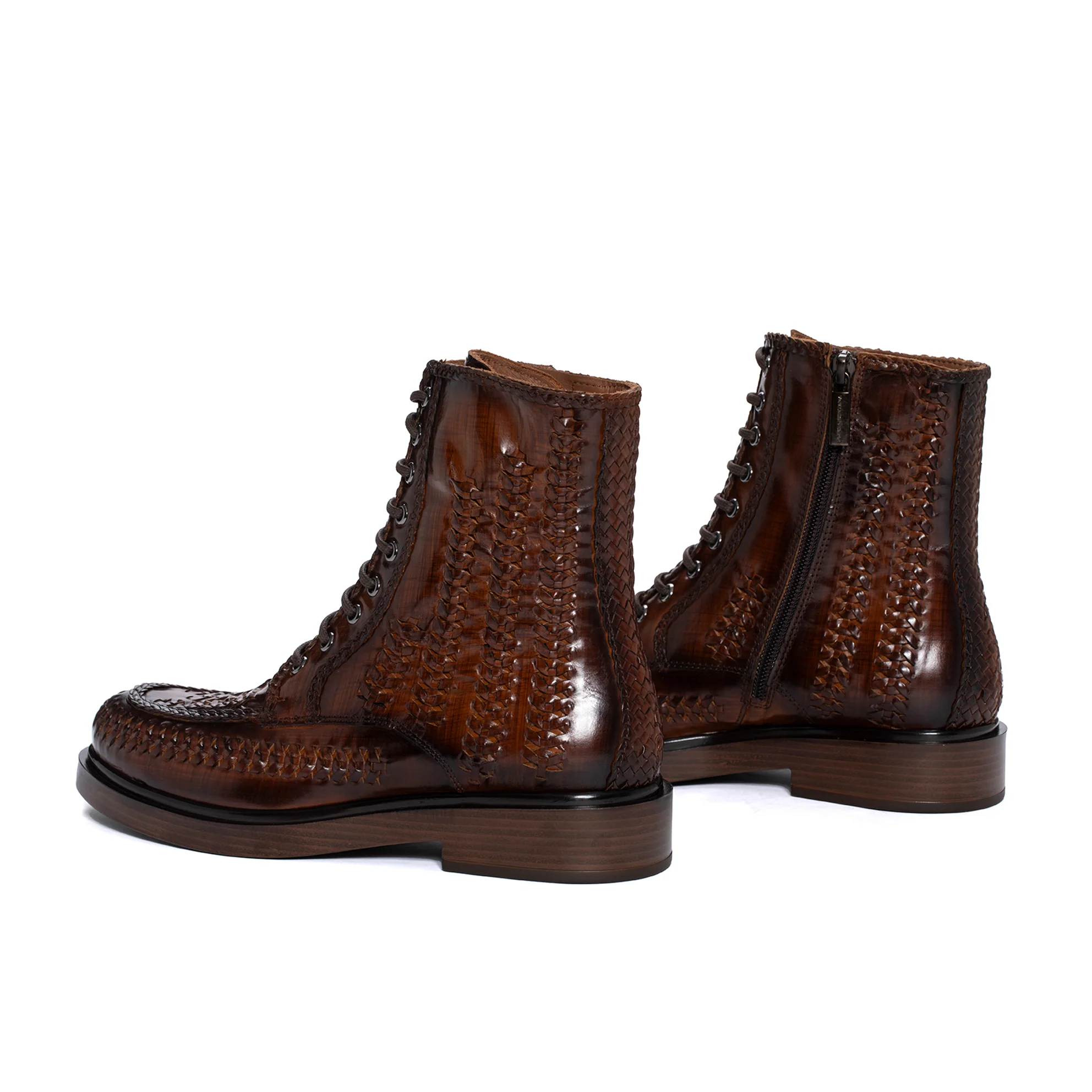 BOTIN PLANO SELINE TRENZADO 10MM LEGNO - Image 4