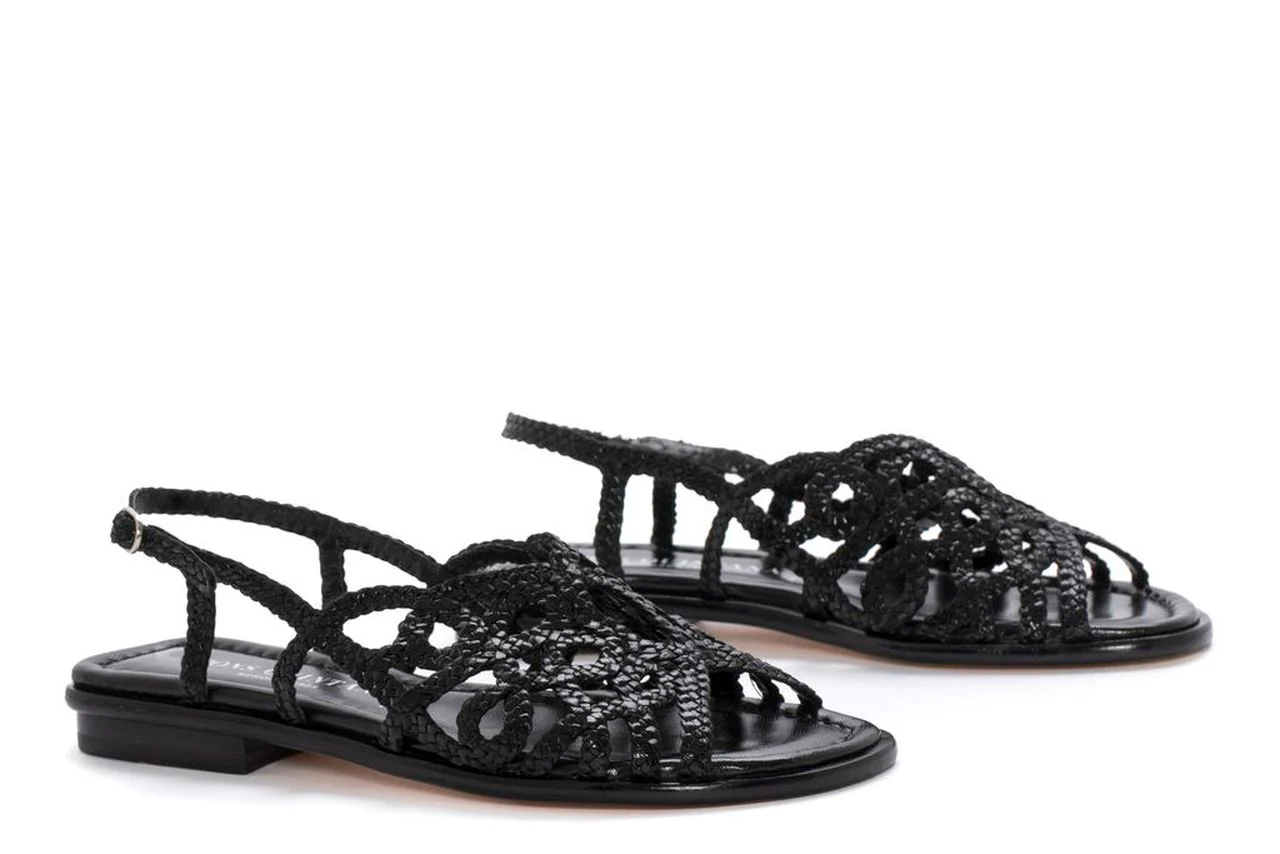 SANDALIA PLANA TINA NEGRO - Image 2