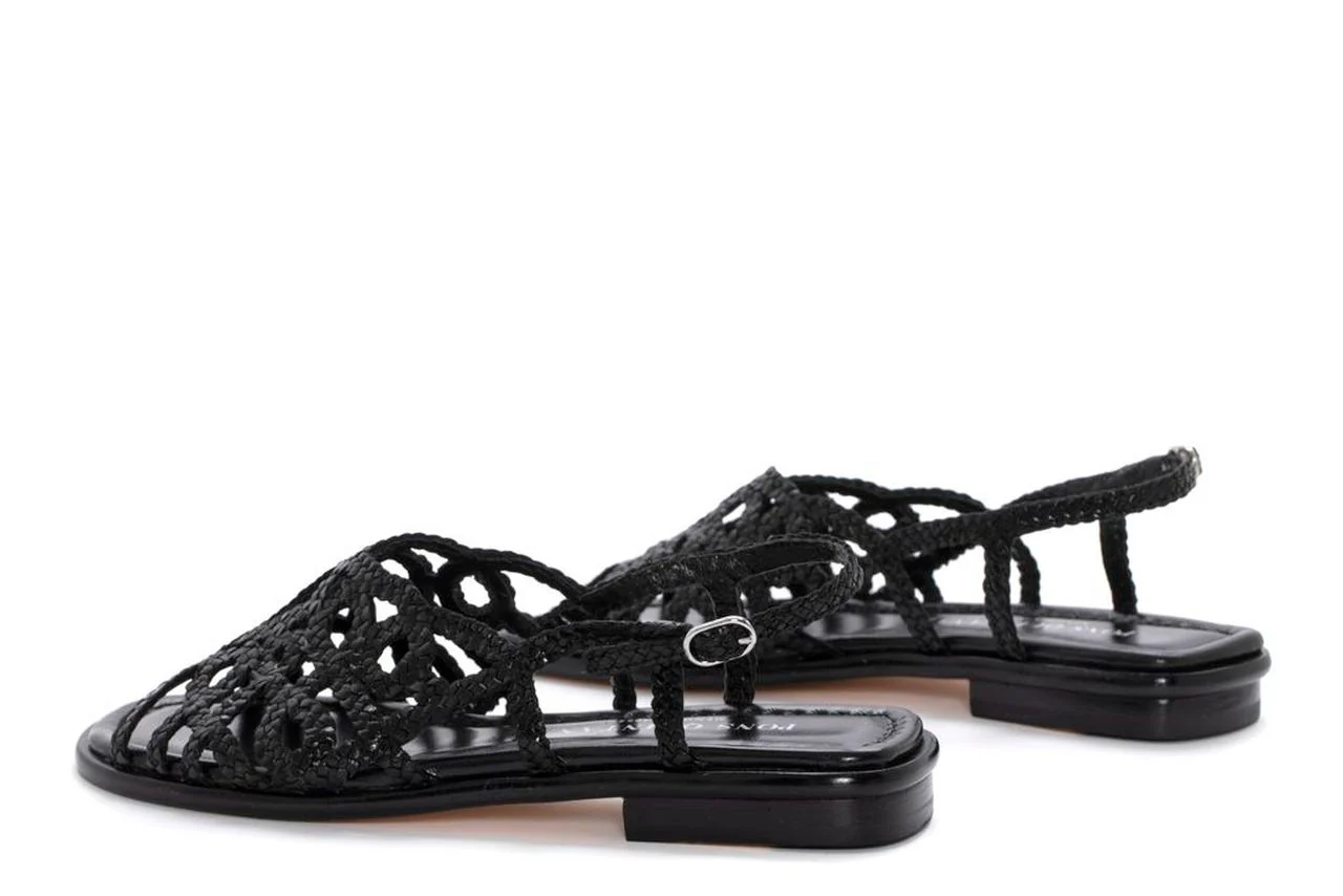 SANDALIA PLANA TINA NEGRO - Image 3