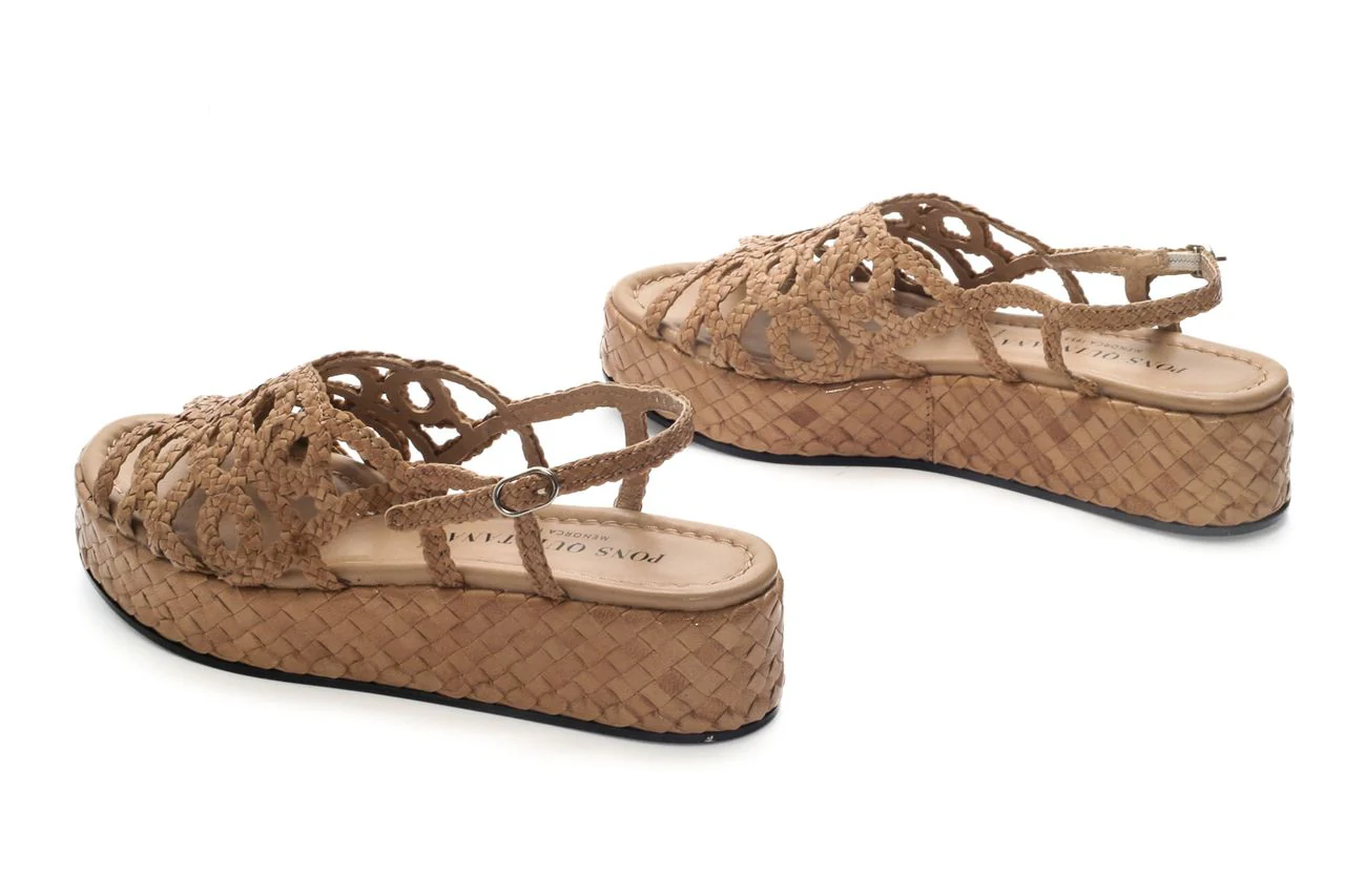 SANDALIA PLATAFORMA FORLI TAUPE - Image 3