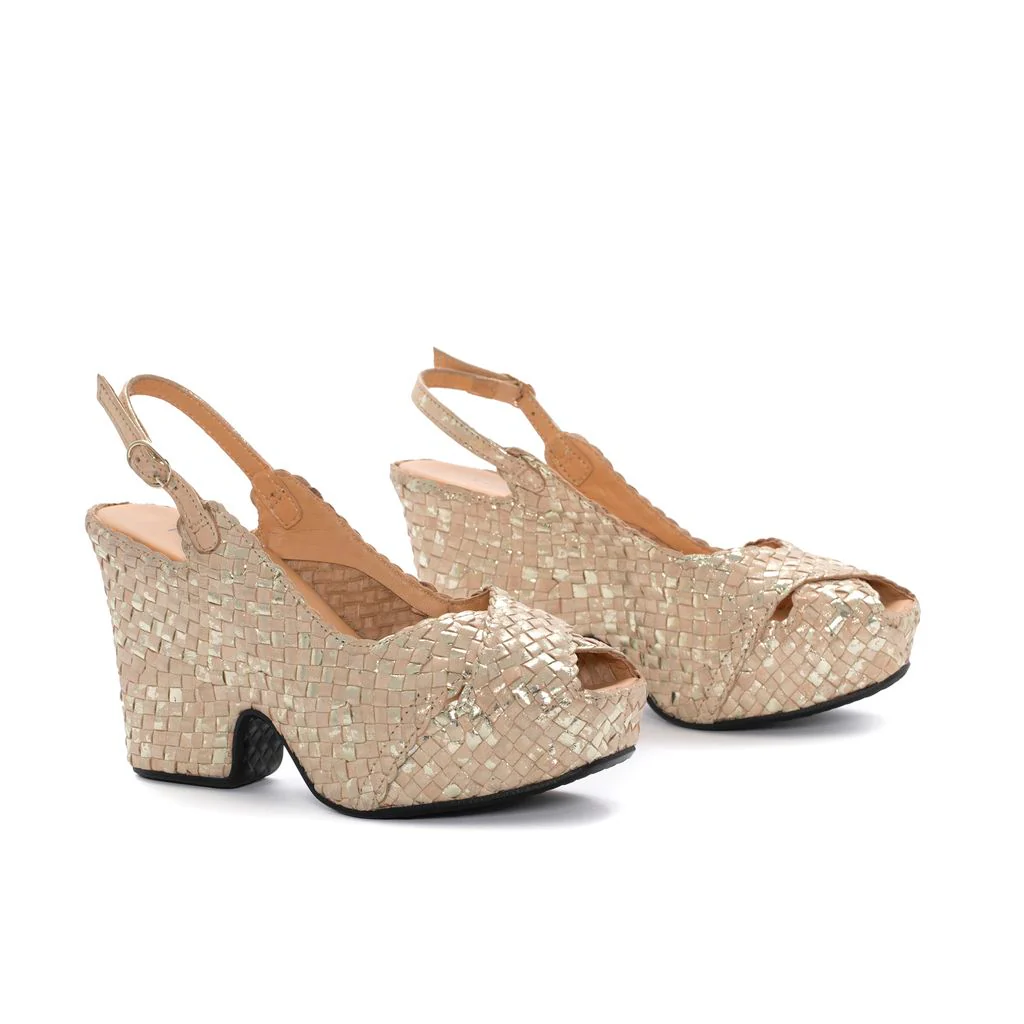 SANDALIA TACON CALI IVORY - Image 3