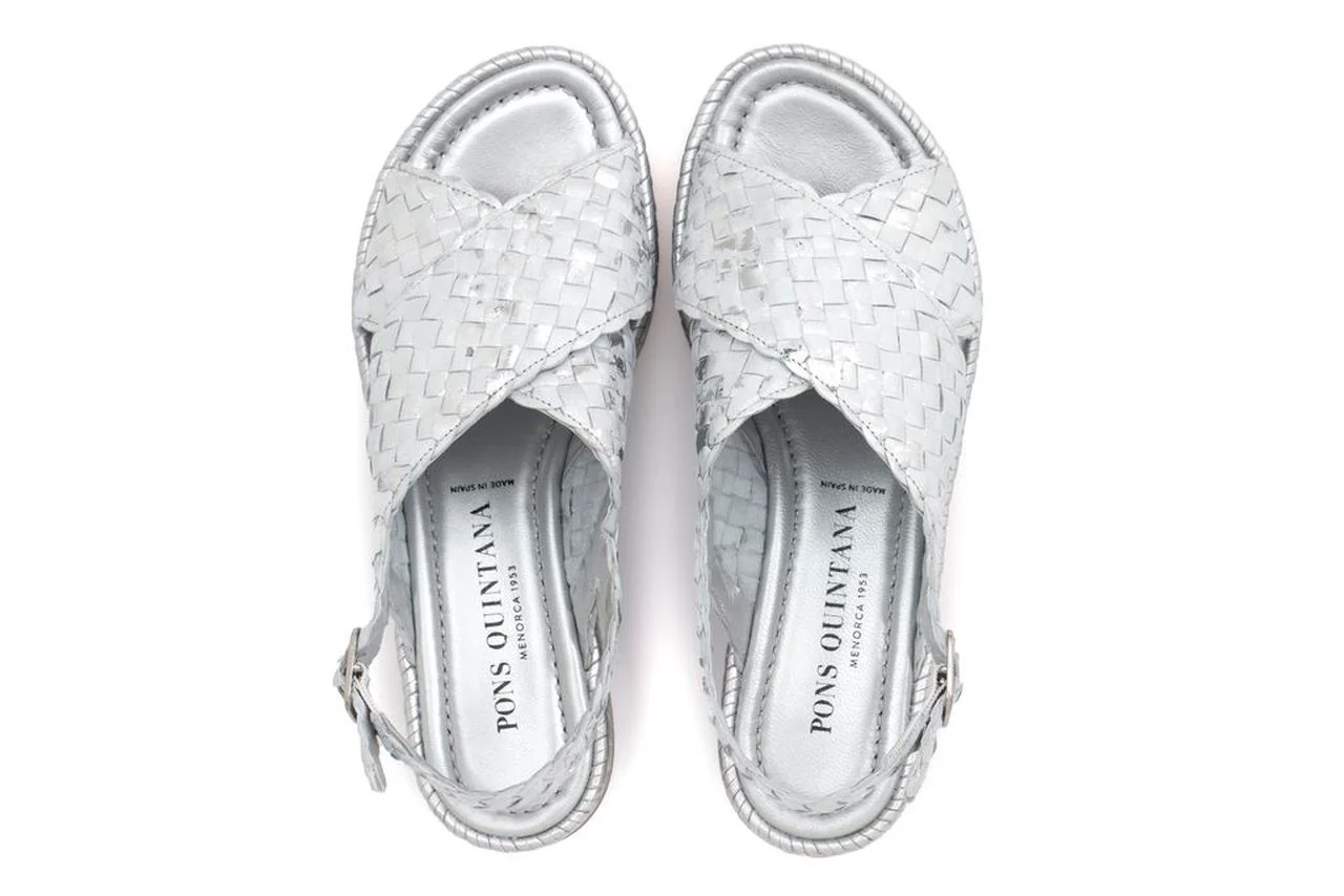 SANDALIA PLATAFORMA MILAN BLANCO - Image 4