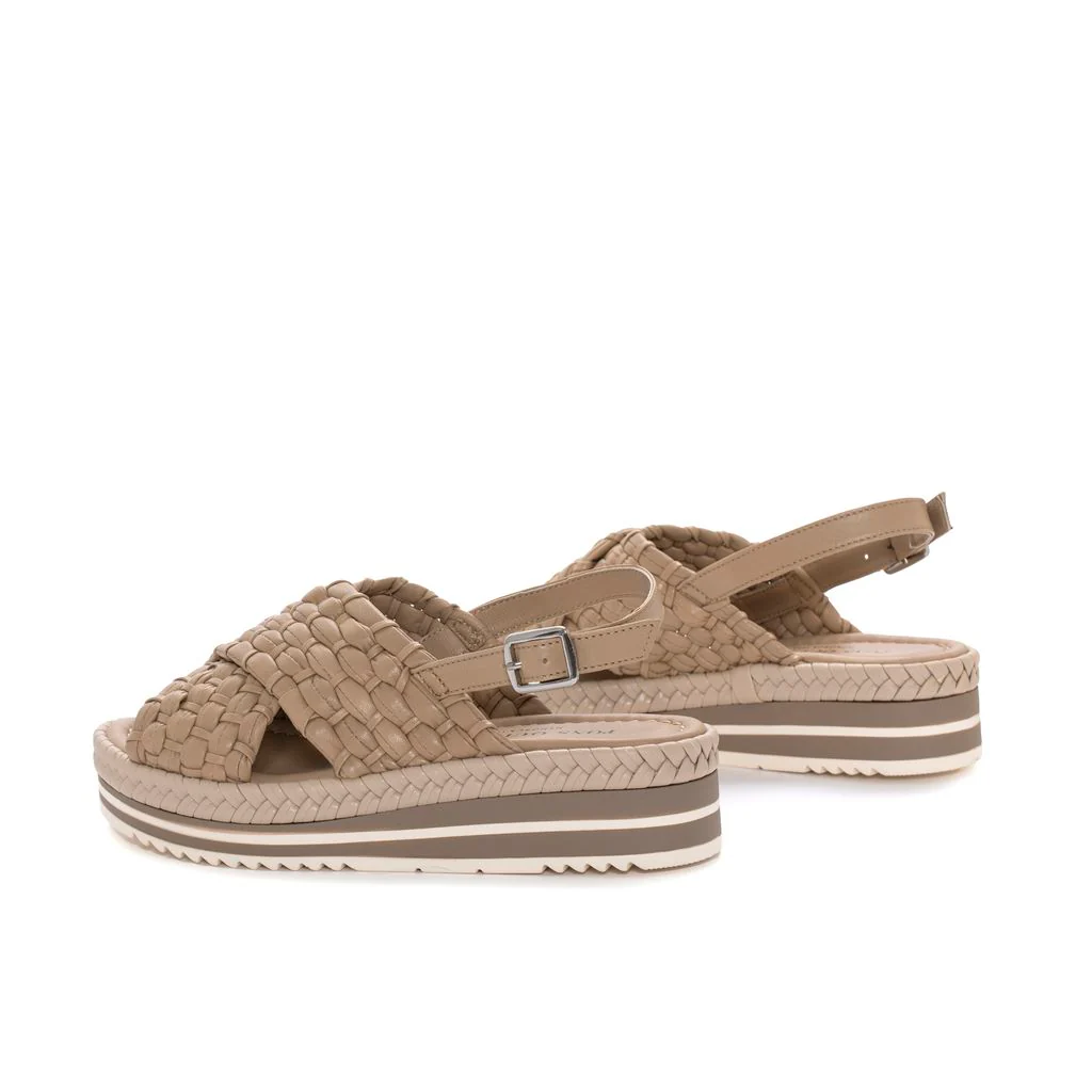 SANDALIA PLATAFORMA MILAN TAUPE - Image 3