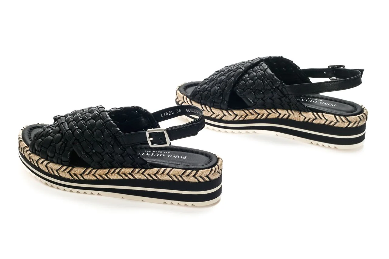 SANDALIA PLATAFORMA MILAN NEGRO - Image 3
