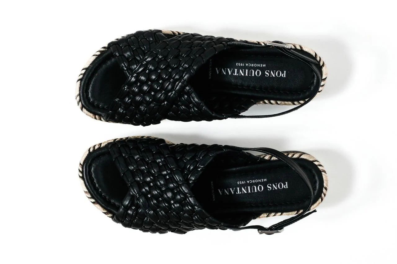 SANDALIA PLATAFORMA MILAN NEGRO - Image 4