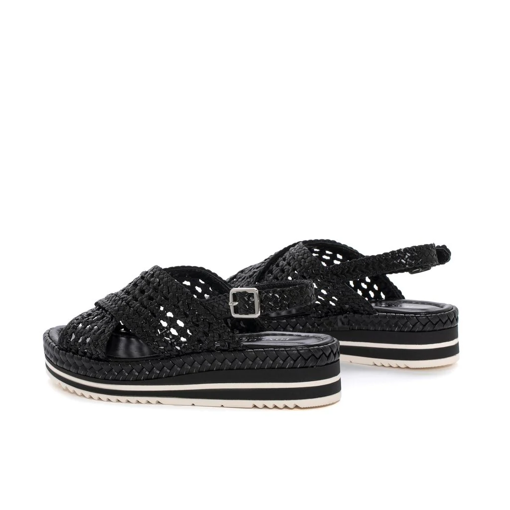 SANDALIA PLATAFORMA MILAN NEGRO - Image 3