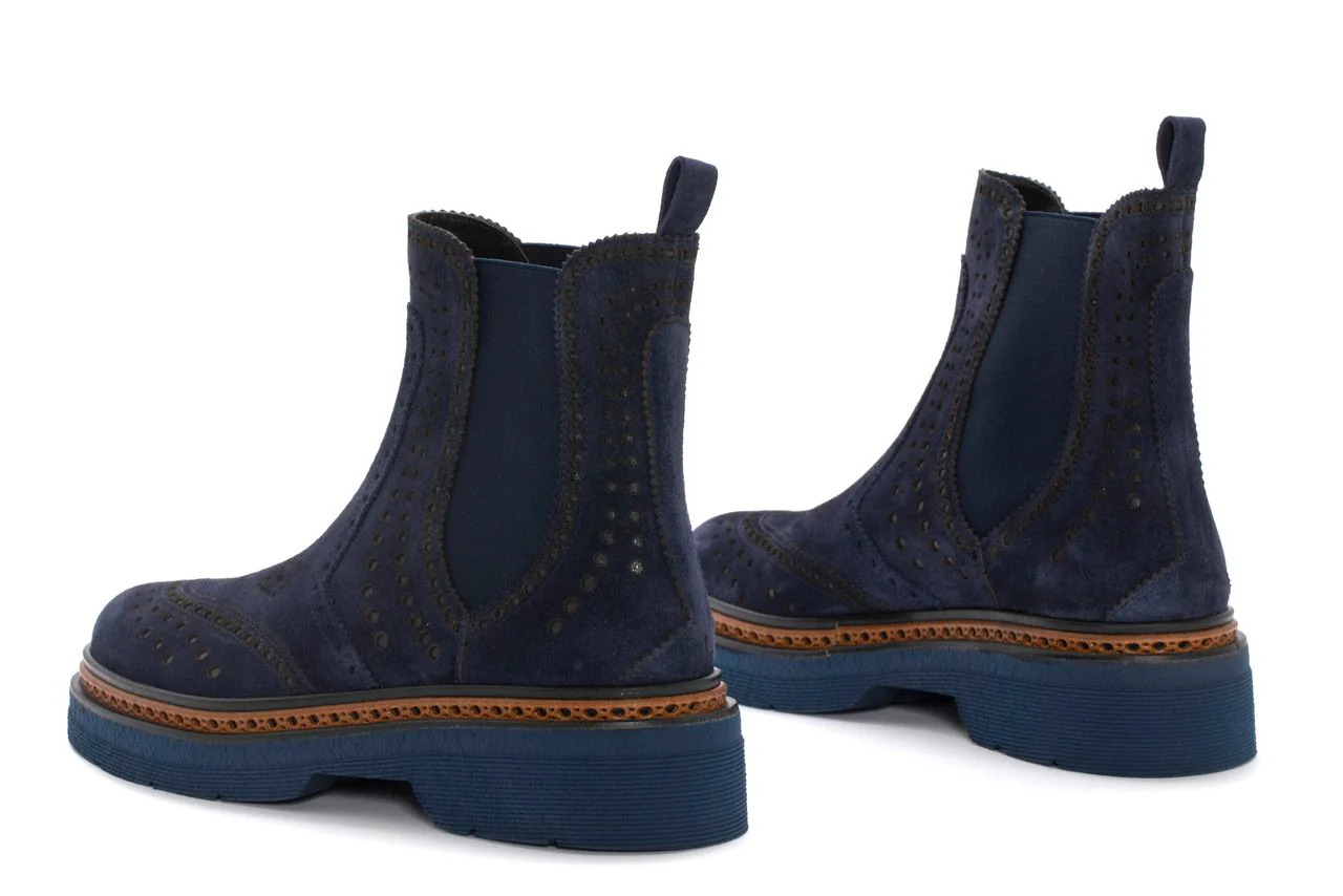 BOTIN PLATAFORMA YANNY VELOUR OCEANO - Image 3