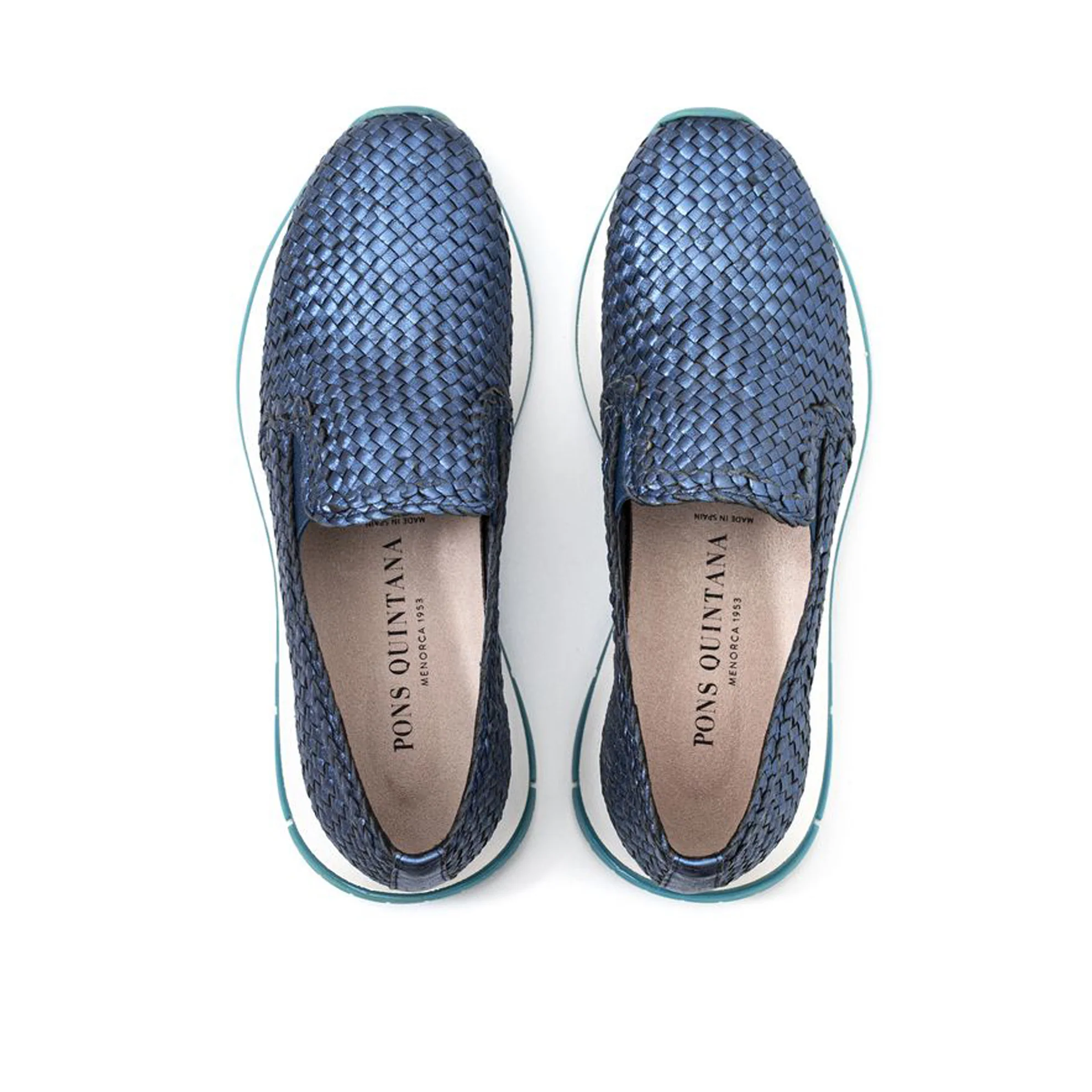 SLIP ON MANDY METAL METAL AZZURRO - Image 4
