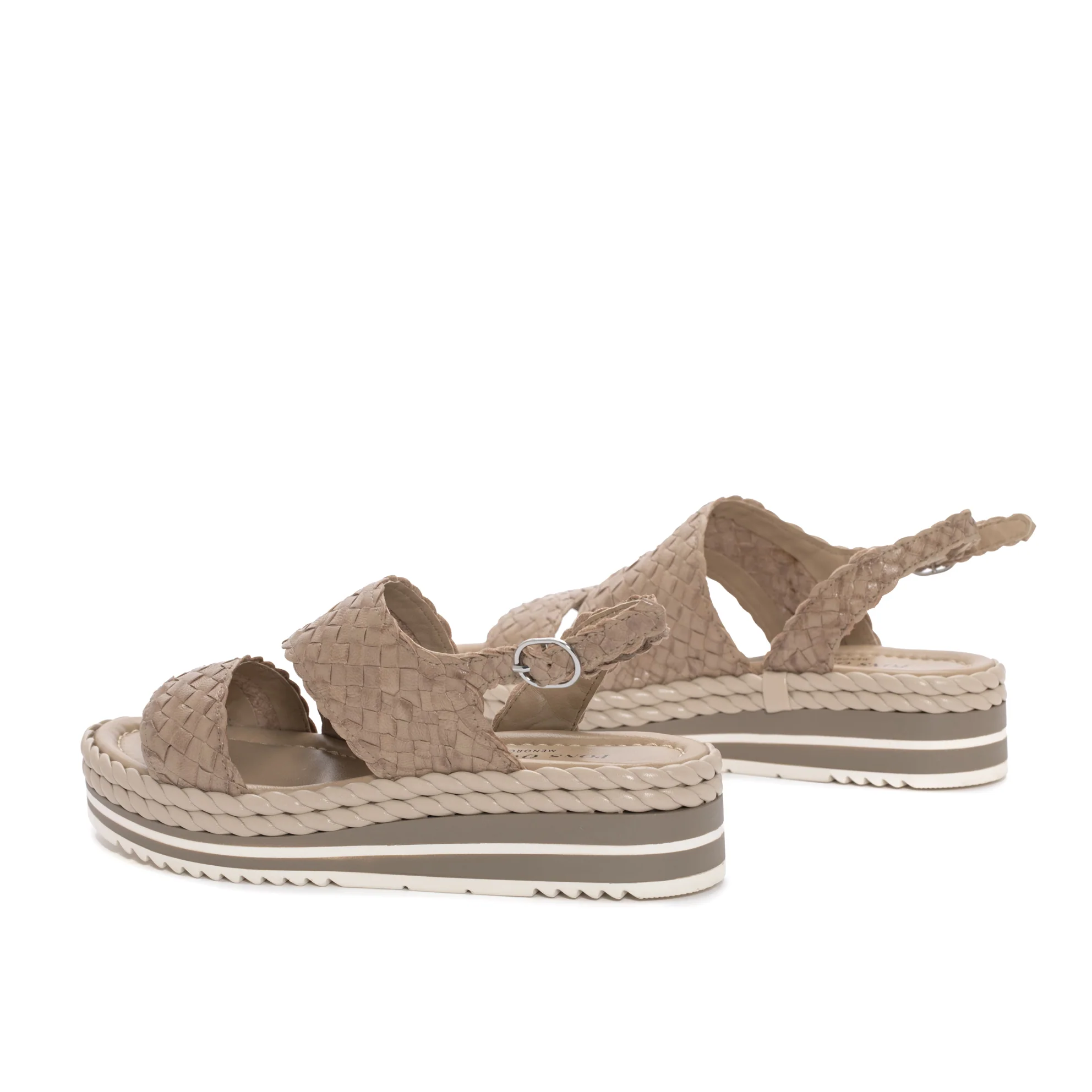 SANDALIA PLATAFORMA MILAN TAUPE - Image 4