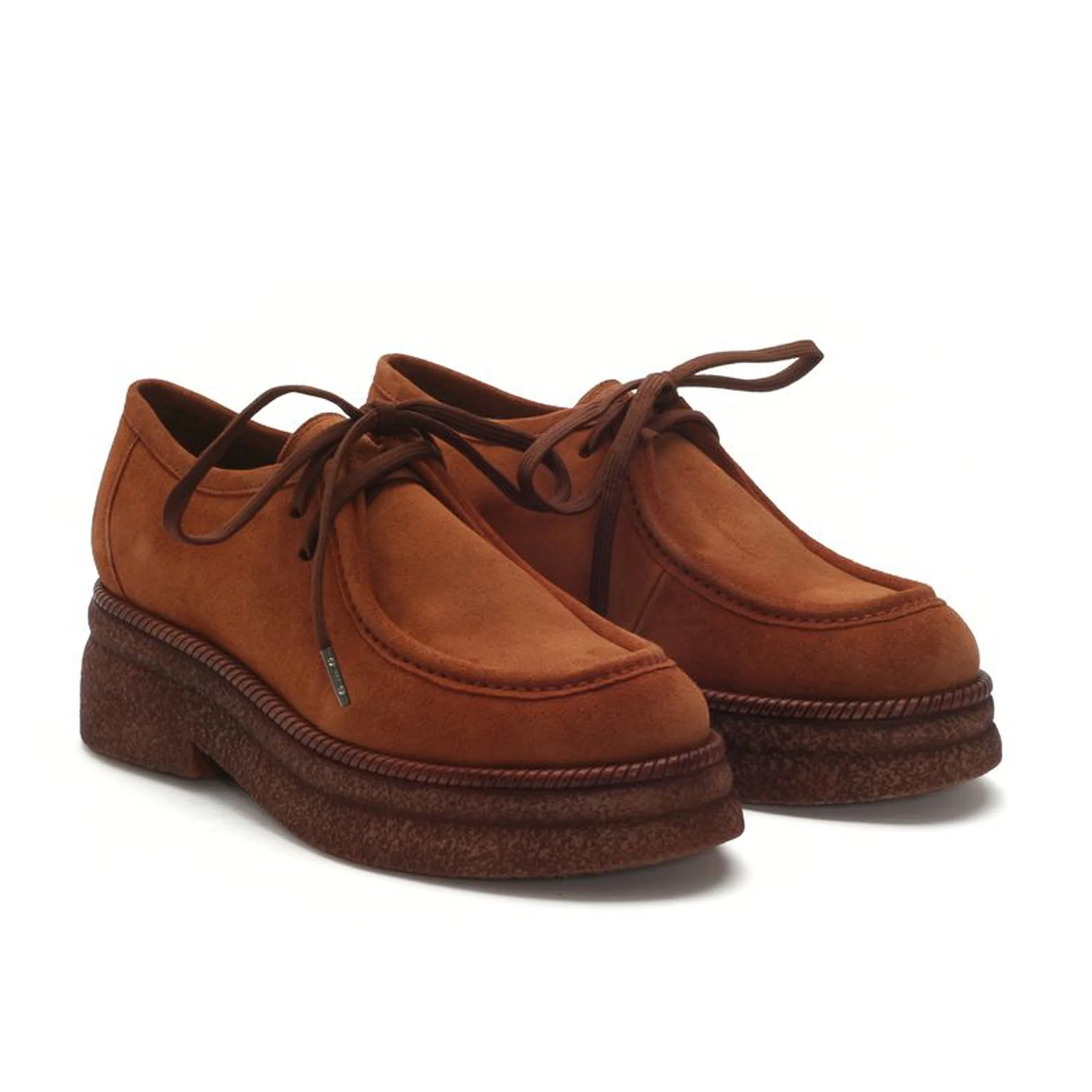 BLUCHER ANDREA VELOUR COGNAC - Image 3