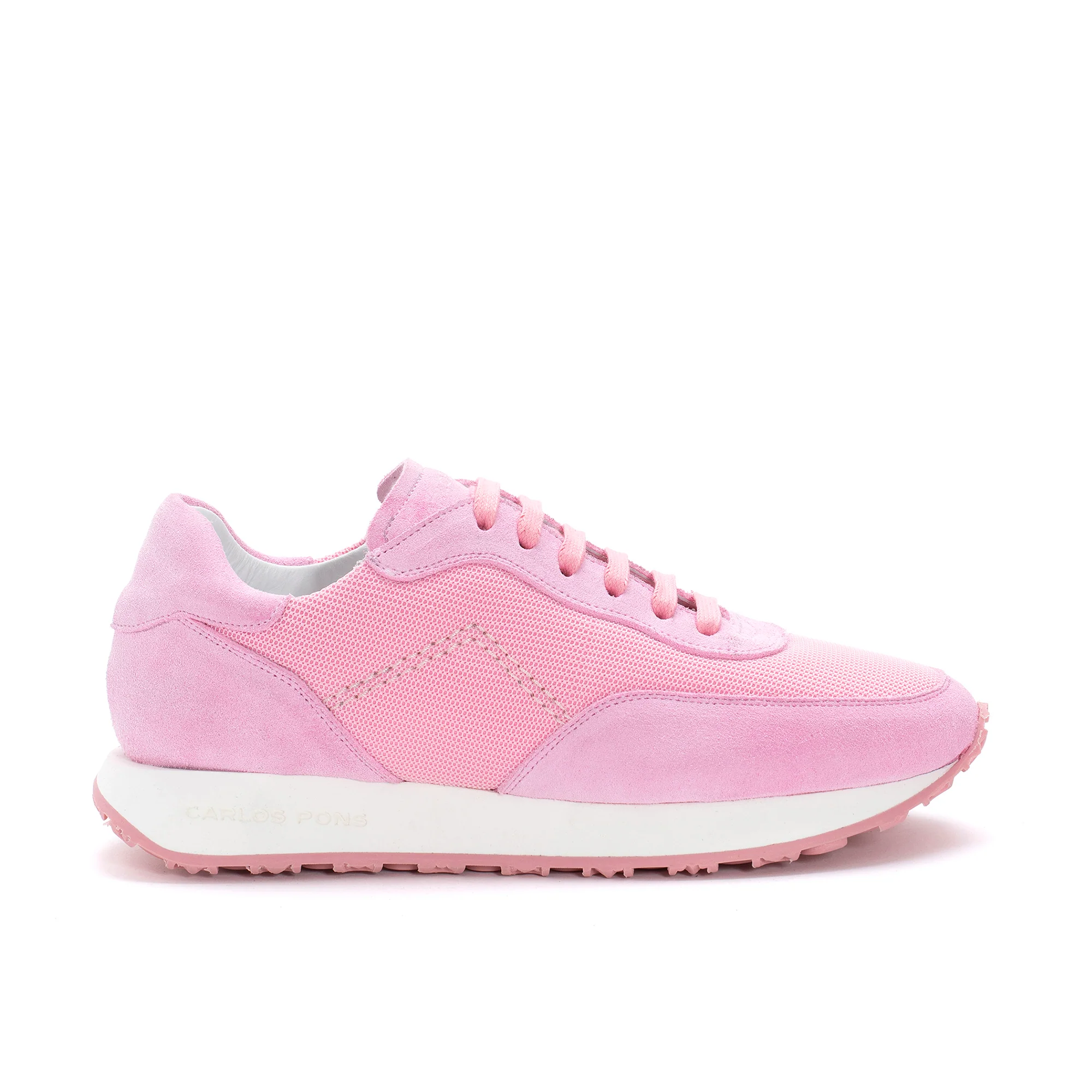 SNEAKER RUNNER VELOUR ROSA - Image 6