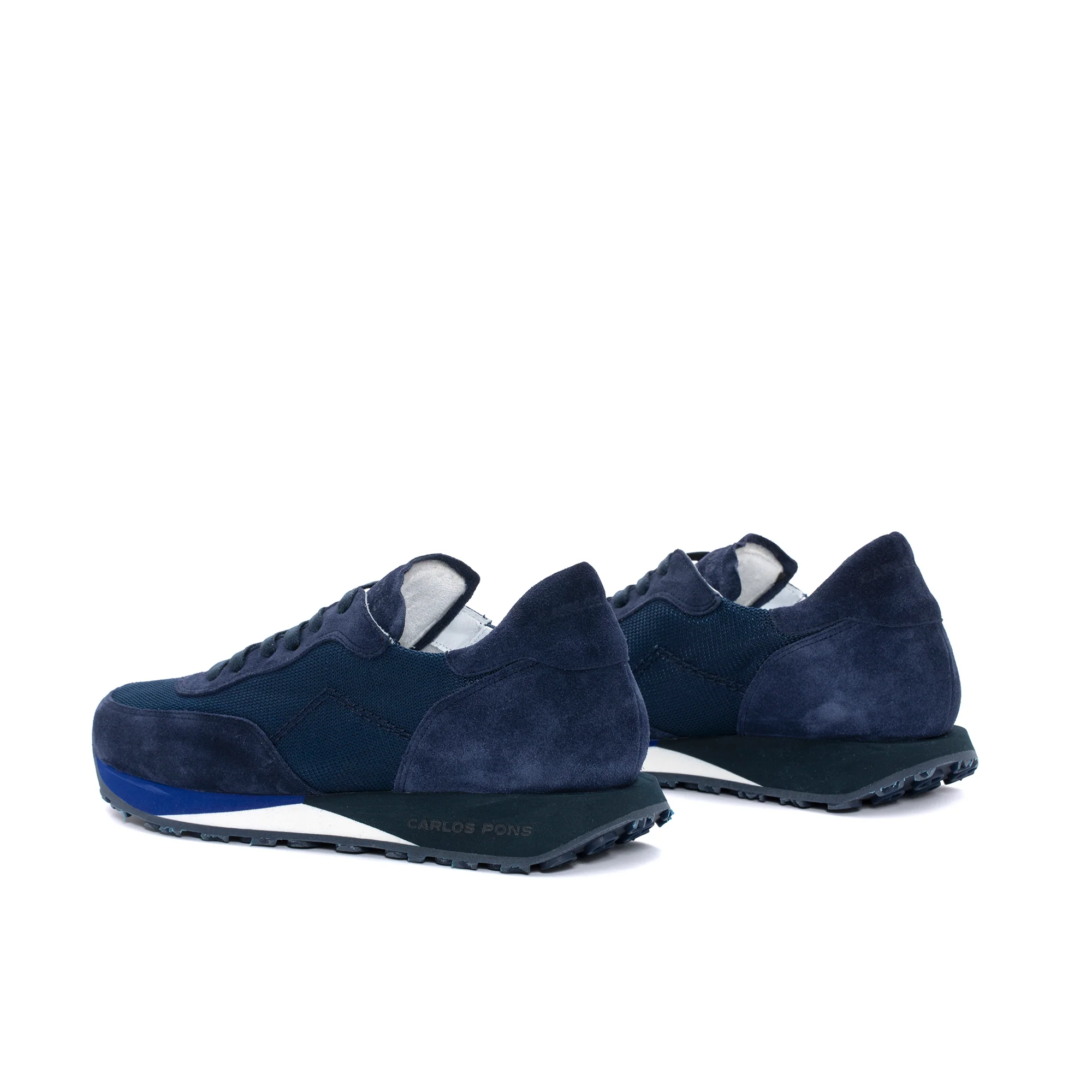 SNEAKER RUNNER VELOUR MARINO - Image 3