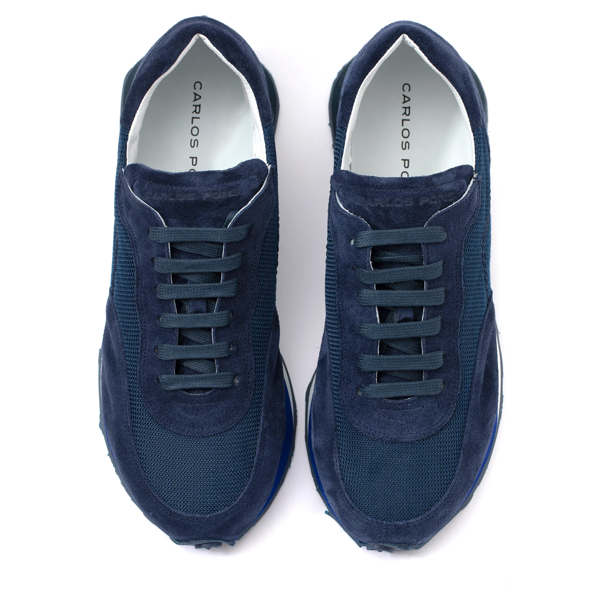 SNEAKER RUNNER VELOUR MARINO - Image 4