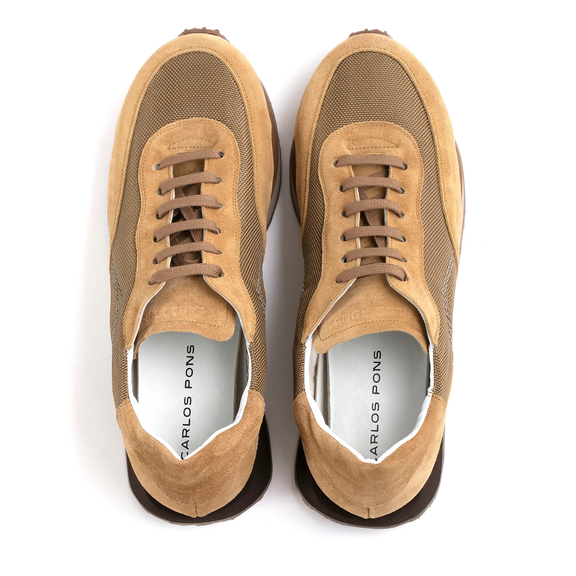 SNEAKER RUNNER VELOUR CUERO - Image 4