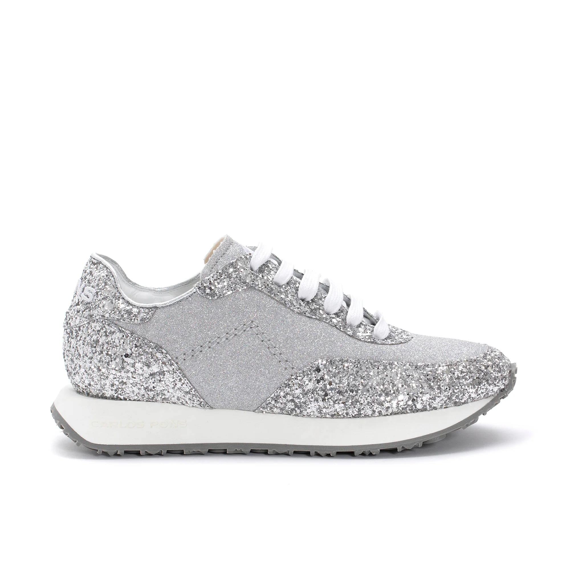 SNEAKER RUNNER GLITER PLATA - Image 6