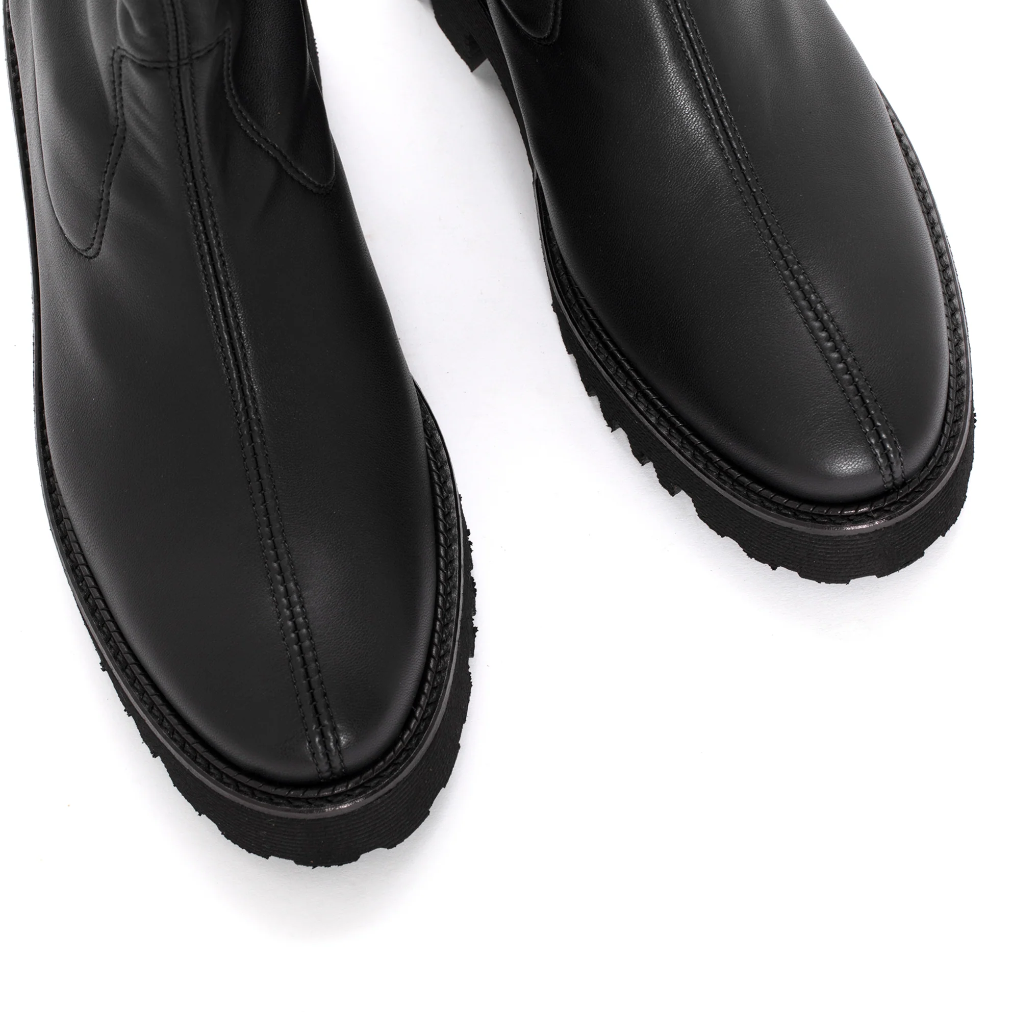 BOTIN PLATAFORMA CARMEN NAPA STRECH NEGRO - Image 4