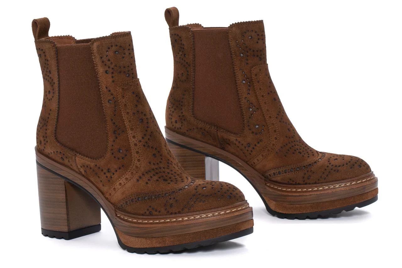 BOTIN TACON OLIVIA VELOUR TOFFE - Image 2