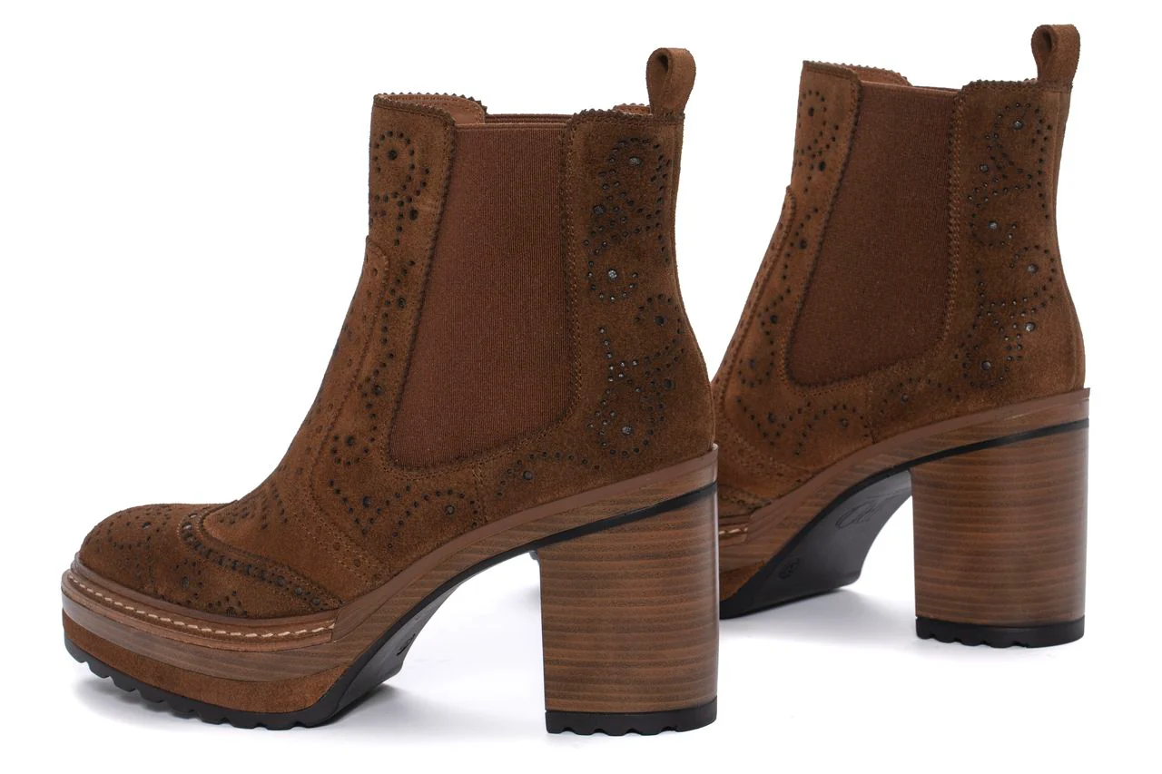 BOTIN TACON OLIVIA VELOUR TOFFE - Image 3
