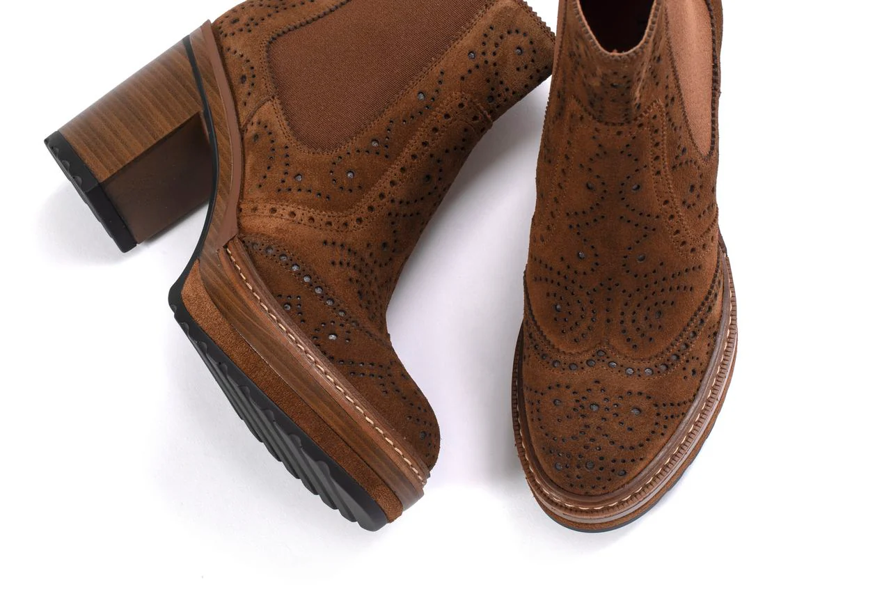 BOTIN TACON OLIVIA VELOUR TOFFE - Image 4