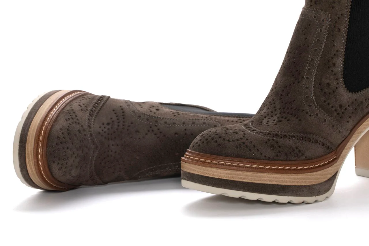 BOTIN TACON OLIVIA VELOUR SASSO - Image 5