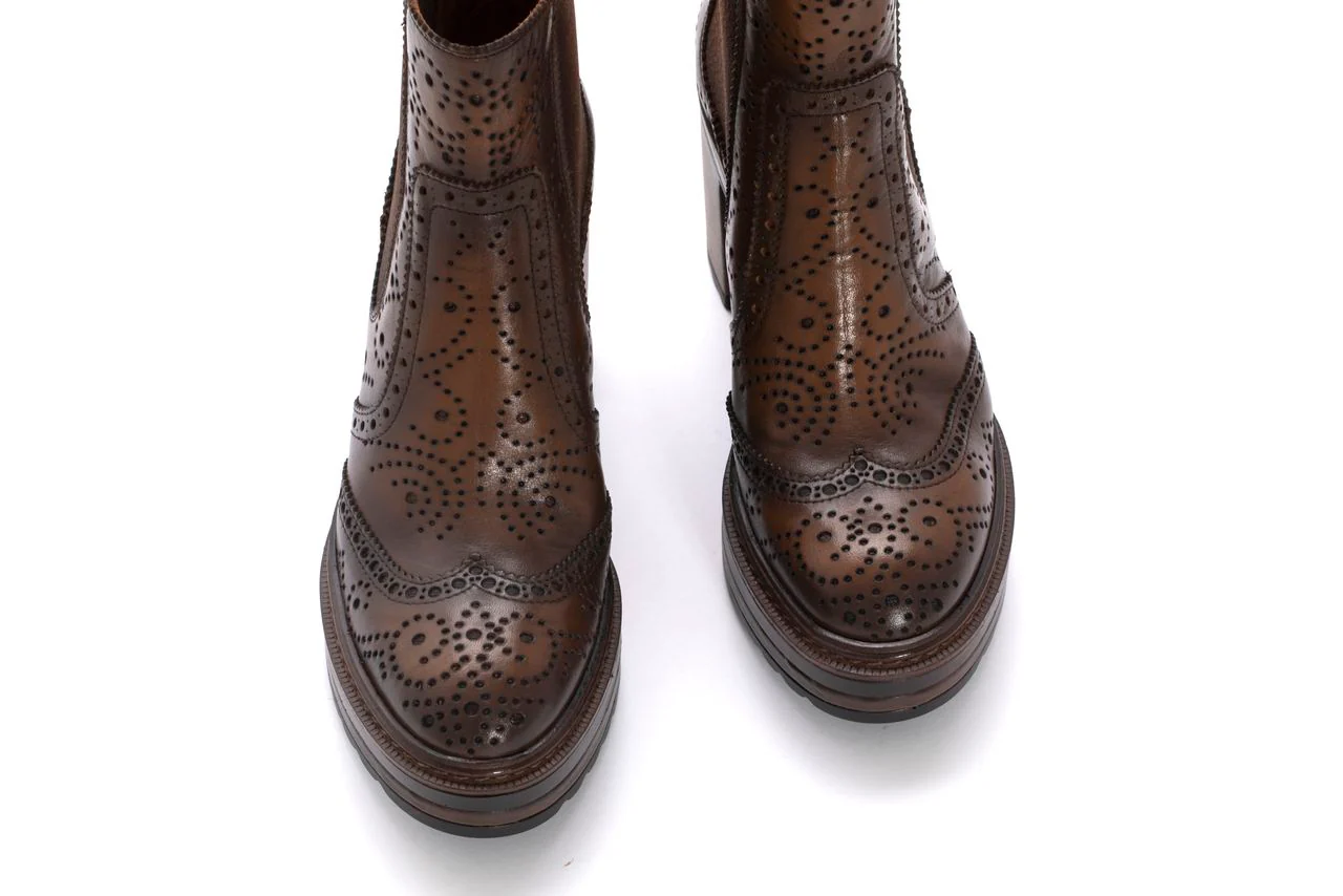 BOTIN TACON OLIVIA BABY CALF CUERO - Image 4