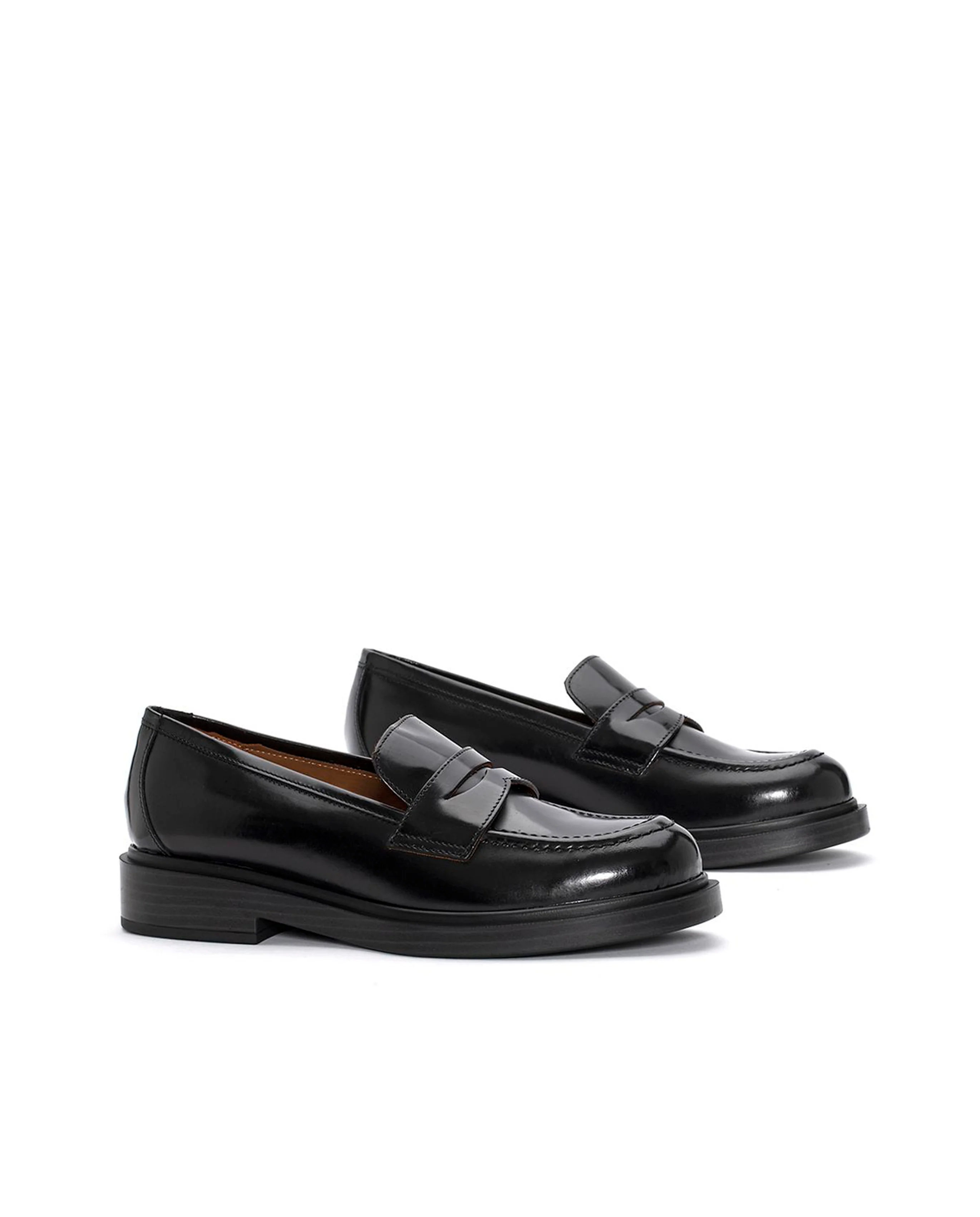 MOCASIN SELINE SPAZZOLATO NEGRO - Image 2