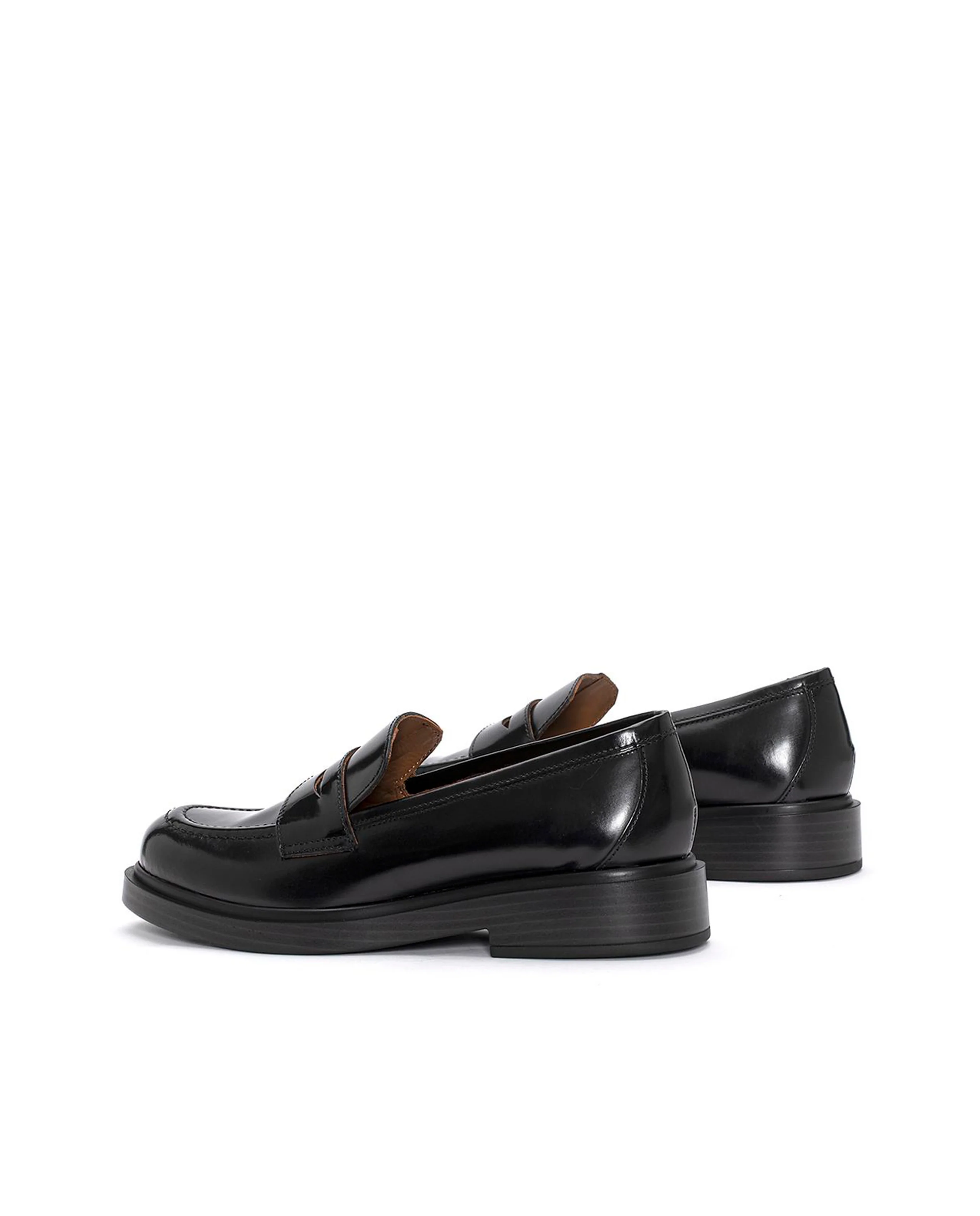 MOCASIN SELINE SPAZZOLATO NEGRO - Image 3