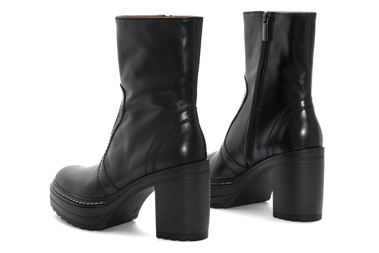 BOTIN TACON OLIVIA PIUMA NEGRO - Image 3