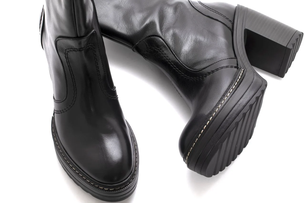 BOTIN TACON OLIVIA PIUMA NEGRO - Image 4