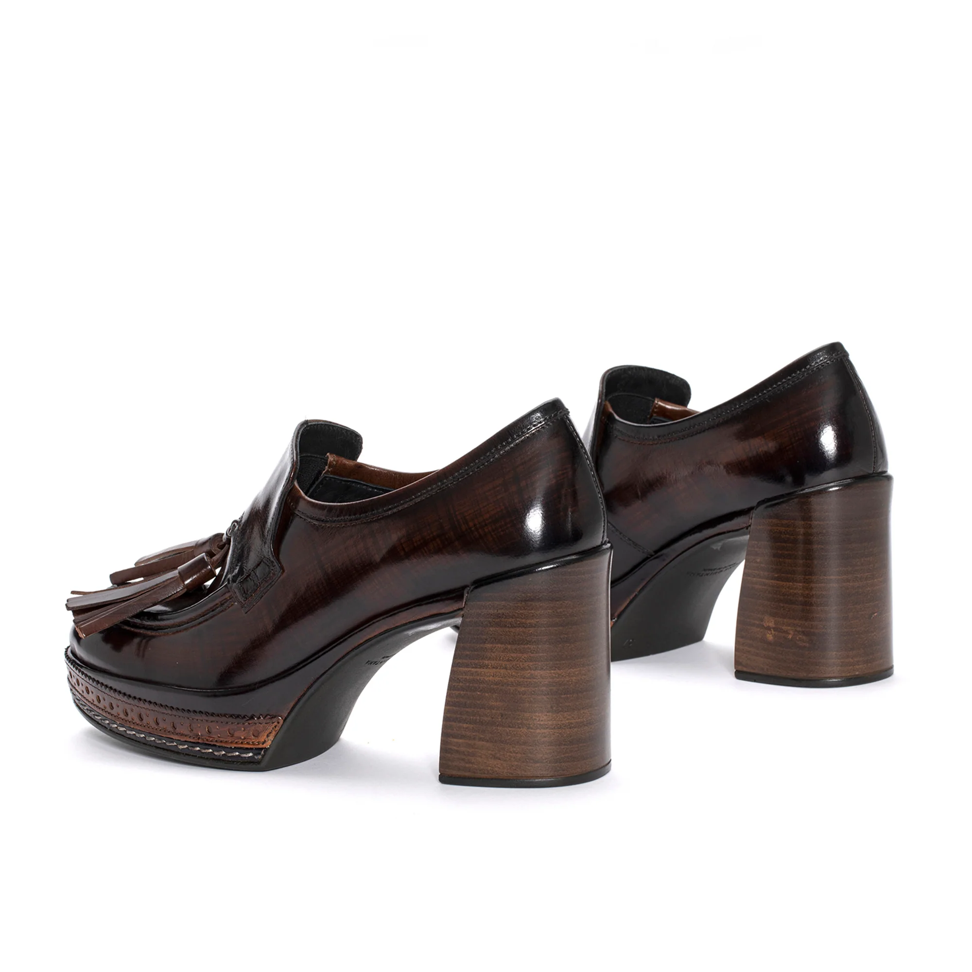 ZAPATO TACON AMELIA NEPAL EBANO - Image 3