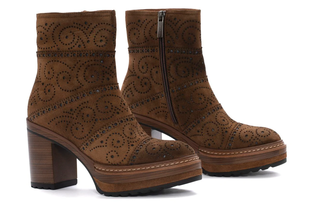 BOTIN TACON OLIVIA VELOUR TOFFE - Image 2