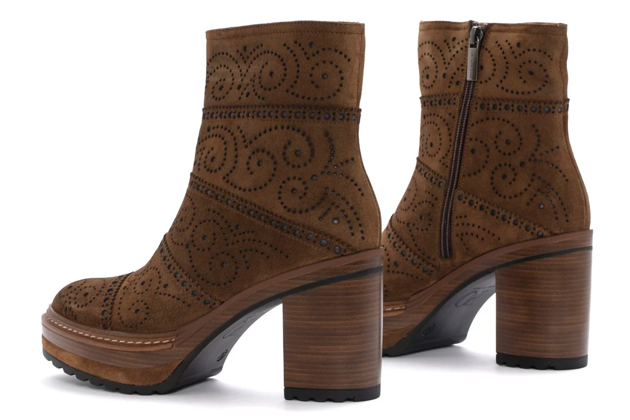 BOTIN TACON OLIVIA VELOUR TOFFE - Image 3