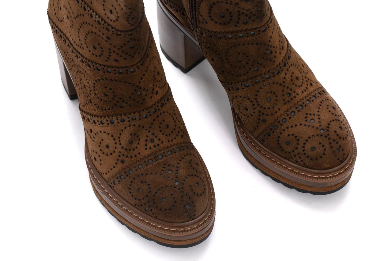 BOTIN TACON OLIVIA VELOUR TOFFE - Image 4