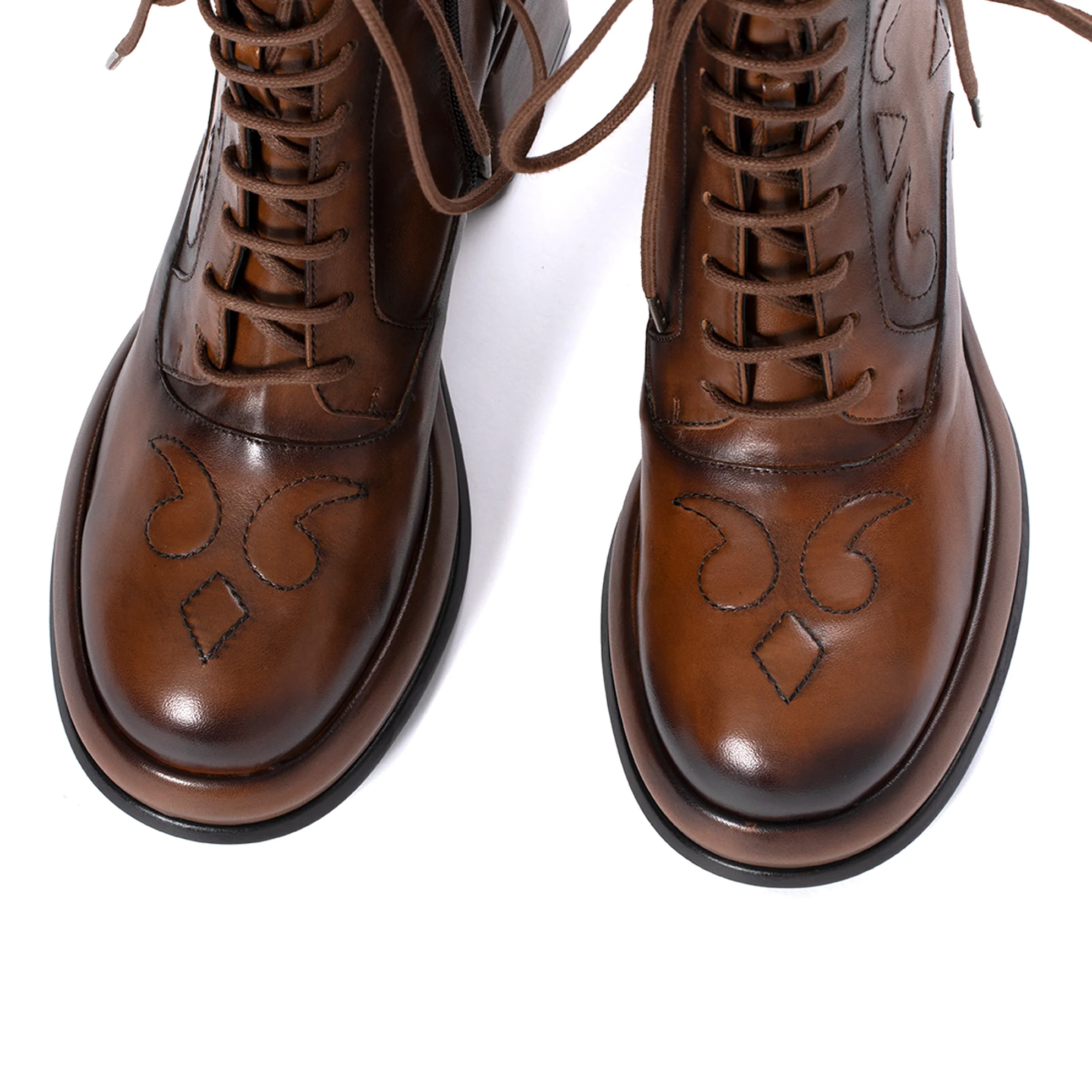 BOTIN TACON LAURA NAPETTA CUERO - Image 4