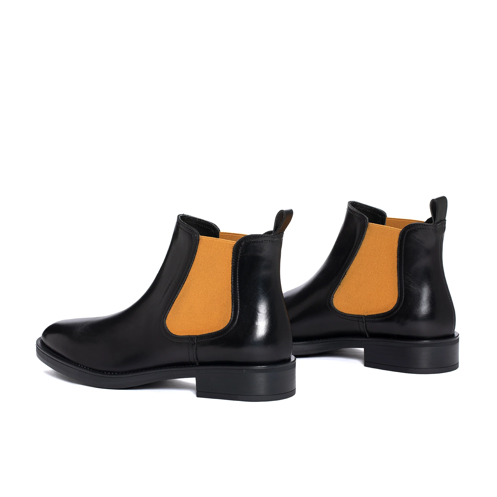 BOTIN PLANO OMEGA NEPAL NEGRO - MOSTAZA - Image 3