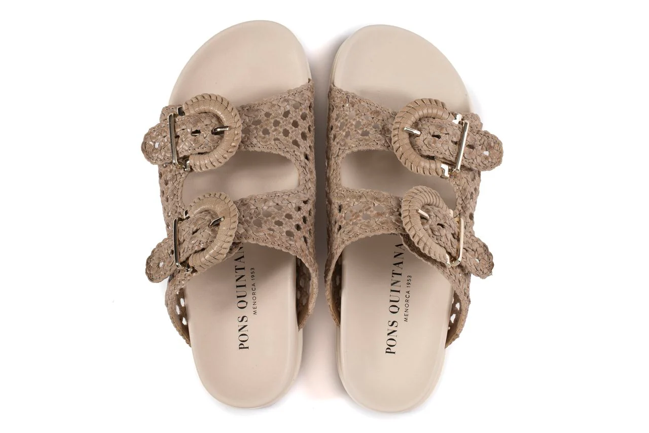 SANDALIA FUSSBETT CAIMAN TAUPE - Image 4